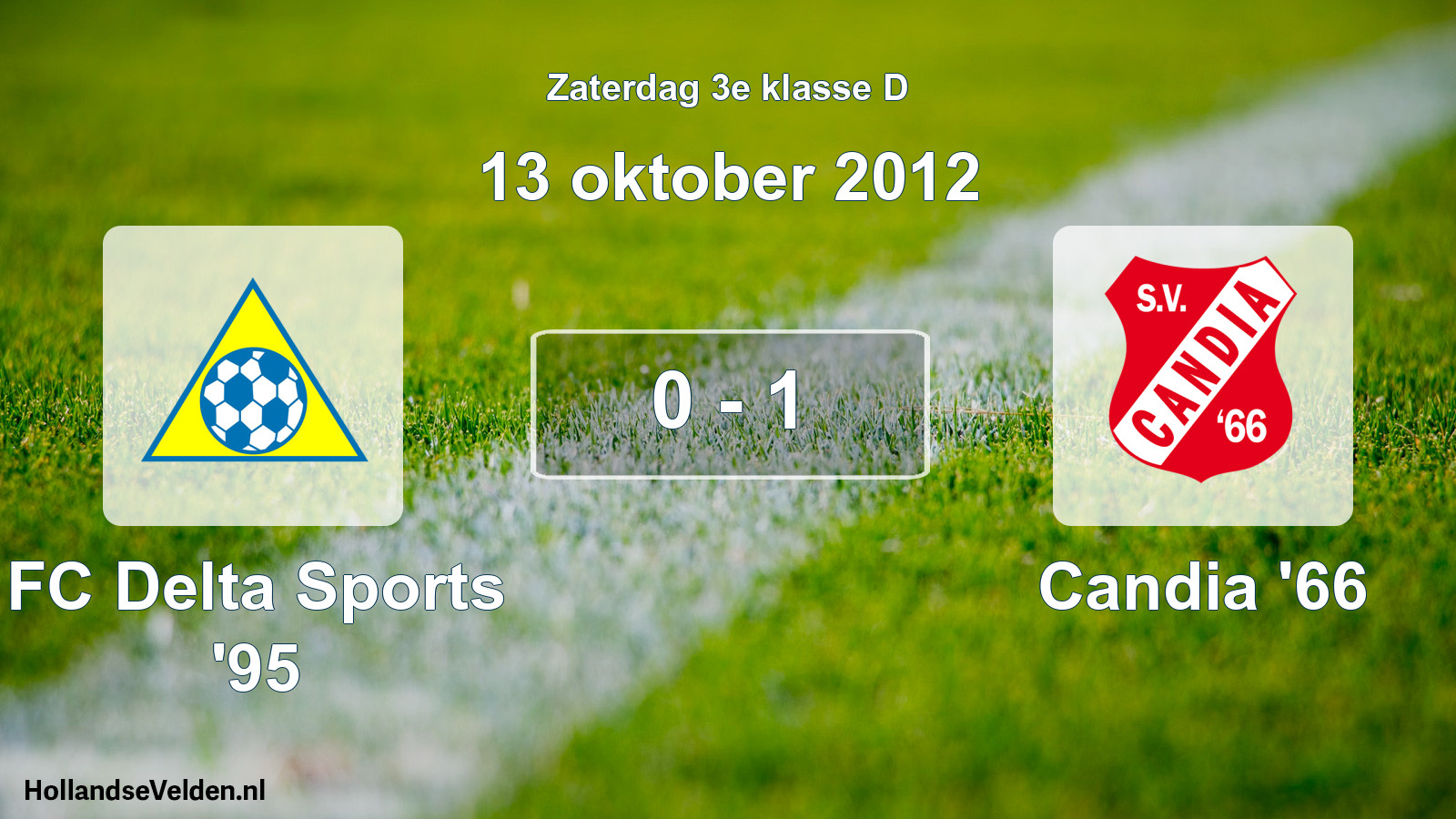 Total number of matches played: FC Delta Sports '95 - Candia '66 0 - 1 (13 October 2012)
