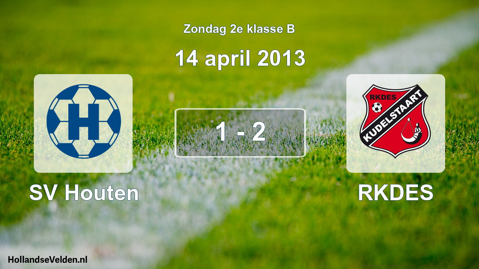 Total number of matches played: SV Houten - RKDES 1 - 2 (14 April 2013)