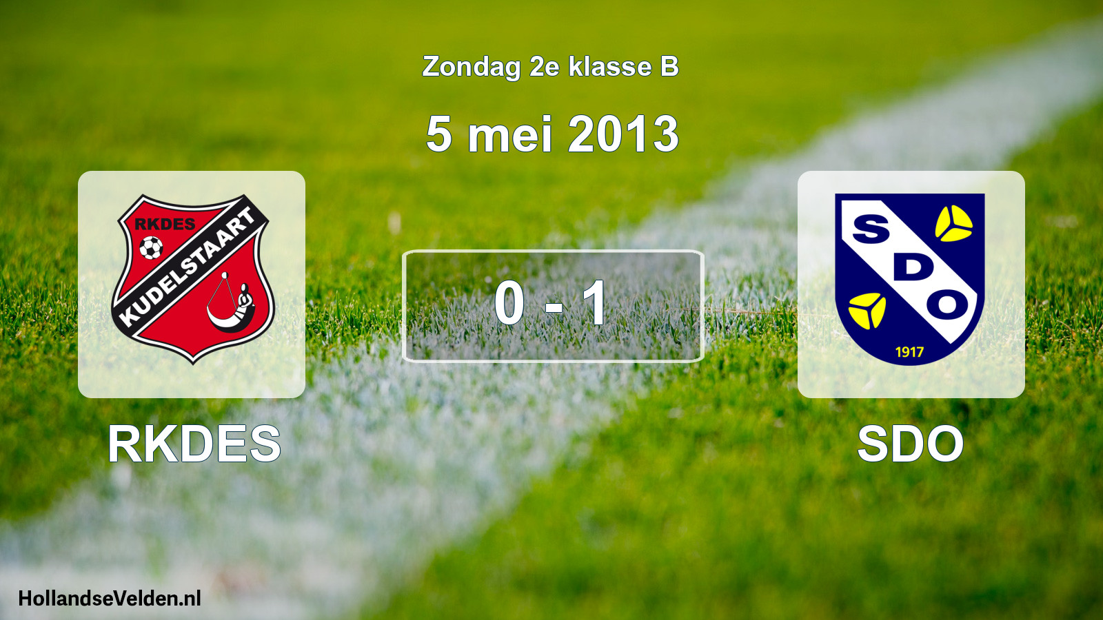 Total number of matches played: RKDES - SDO 0 - 1 (5 May 2013)