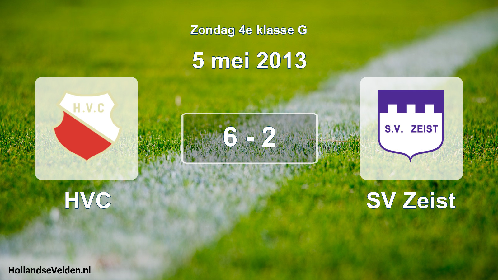 Total number of matches played: HVC - SV Zeist 6 - 2 (5 May 2013)
