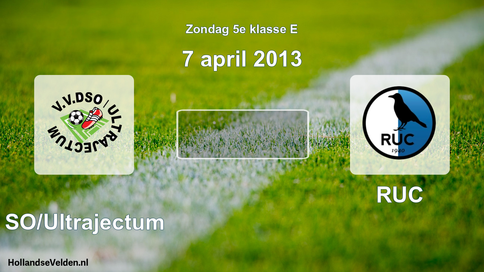 Scheduled Match: DSO/Ultrajectum - RUC (7 April 2013)