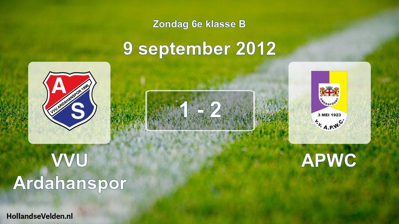 Total number of matches played: VVU Ardahanspor - APWC 1 - 2 (9 September 2012)