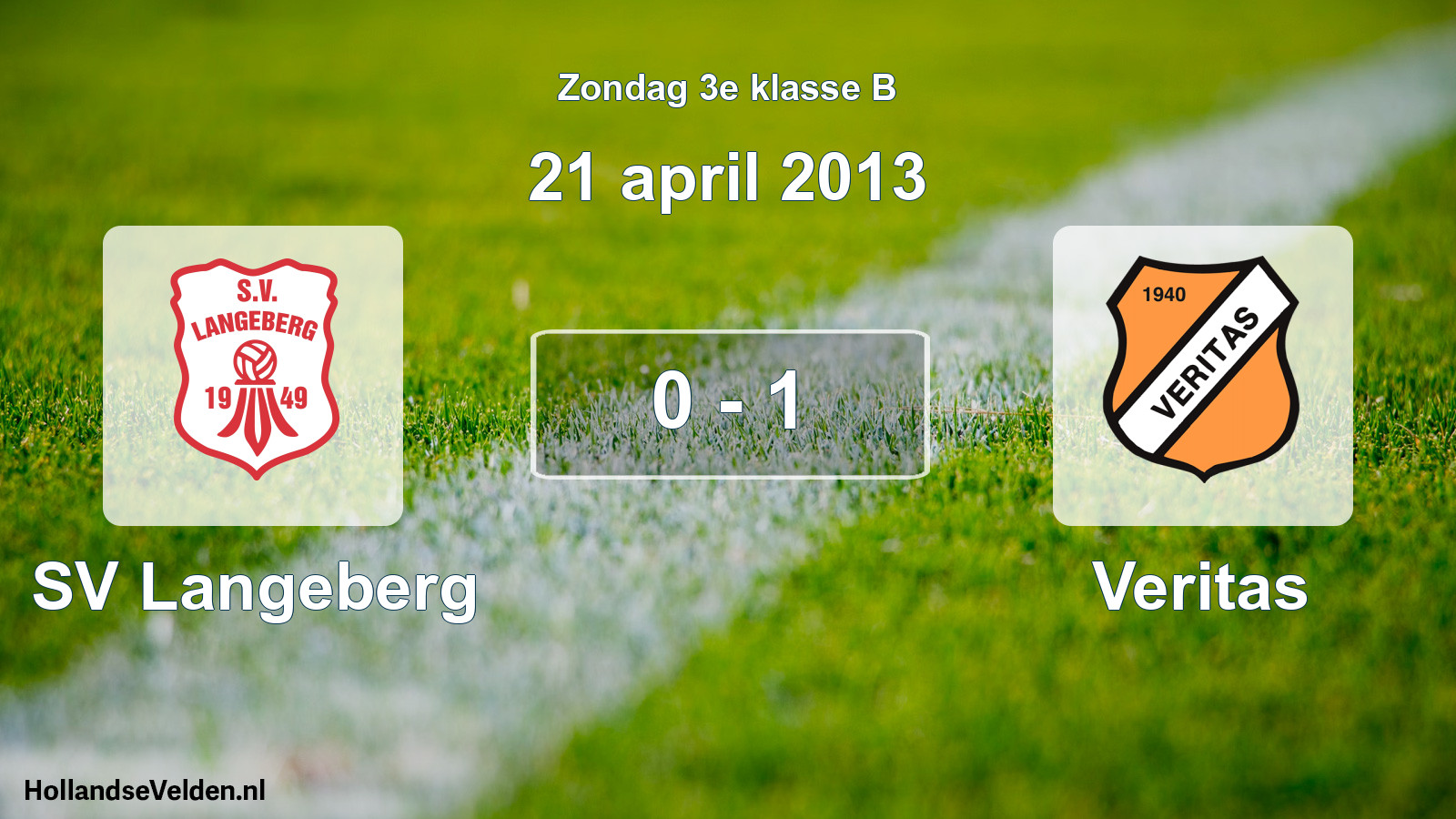 Total number of matches played: SV Langeberg - Veritas 0 - 1 (21 April 2013)
