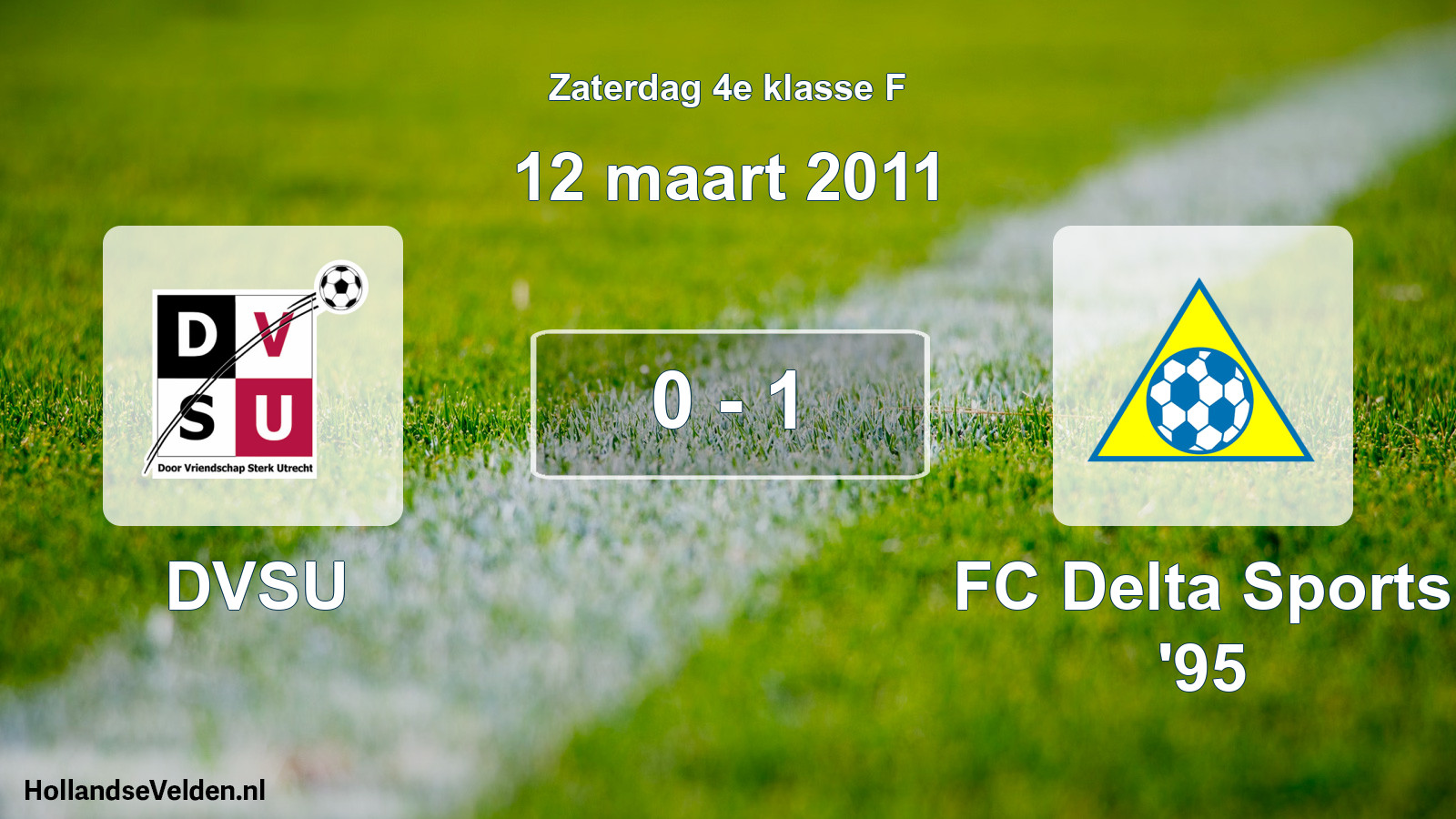 Total number of matches played: DVSU - FC Delta Sports '95 0 - 1 (12 March 2011)