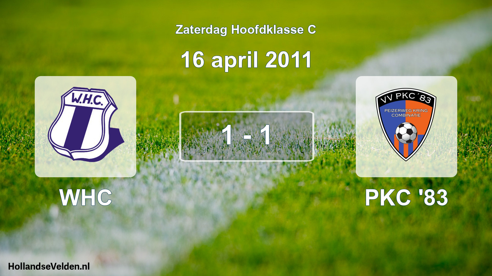 Total number of matches played: WHC - PKC '83 1 - 1 (16 April 2011)