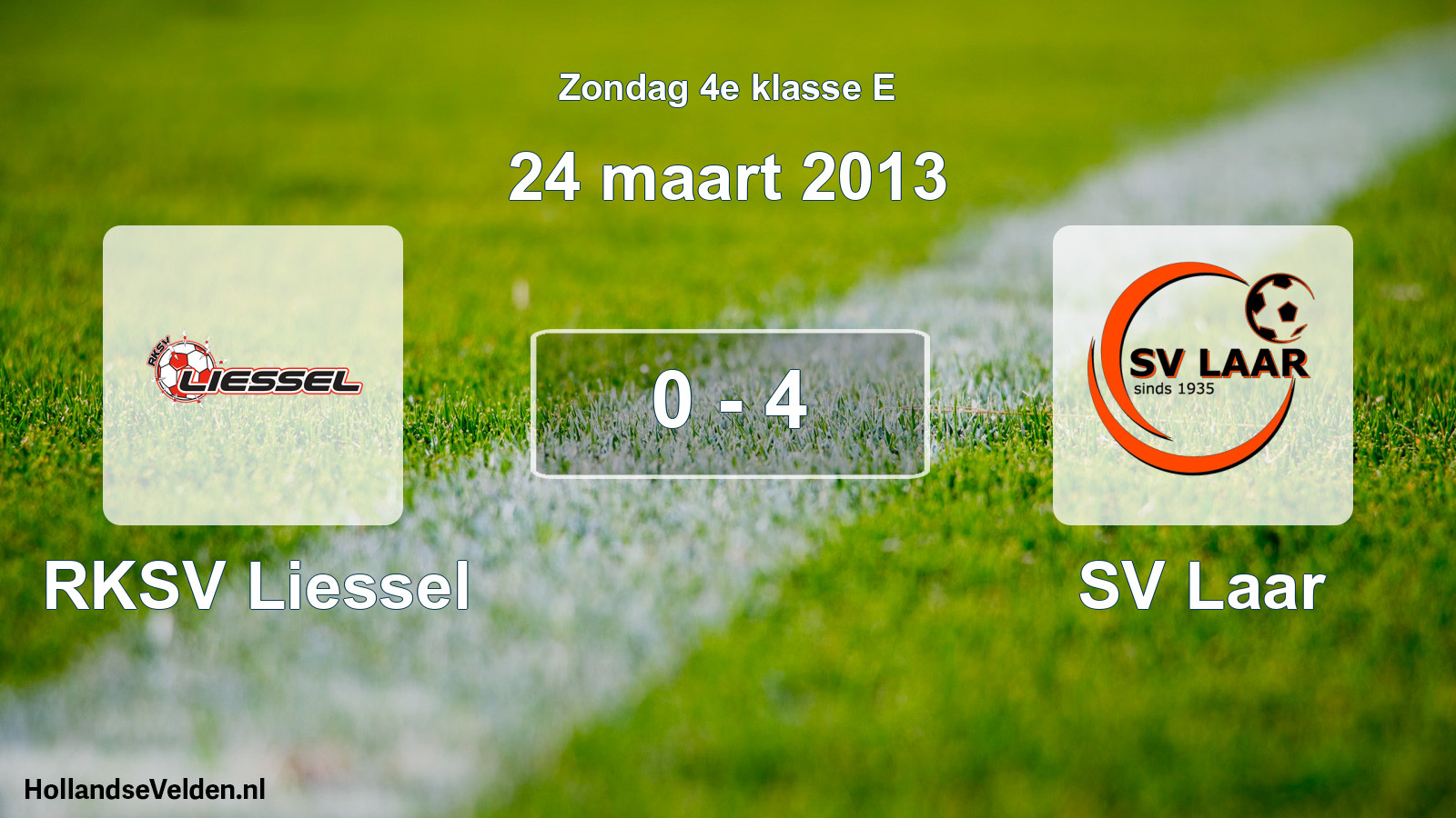 Total number of matches played: RKSV Liessel - SV Laar 0 - 4 (24 March 2013)