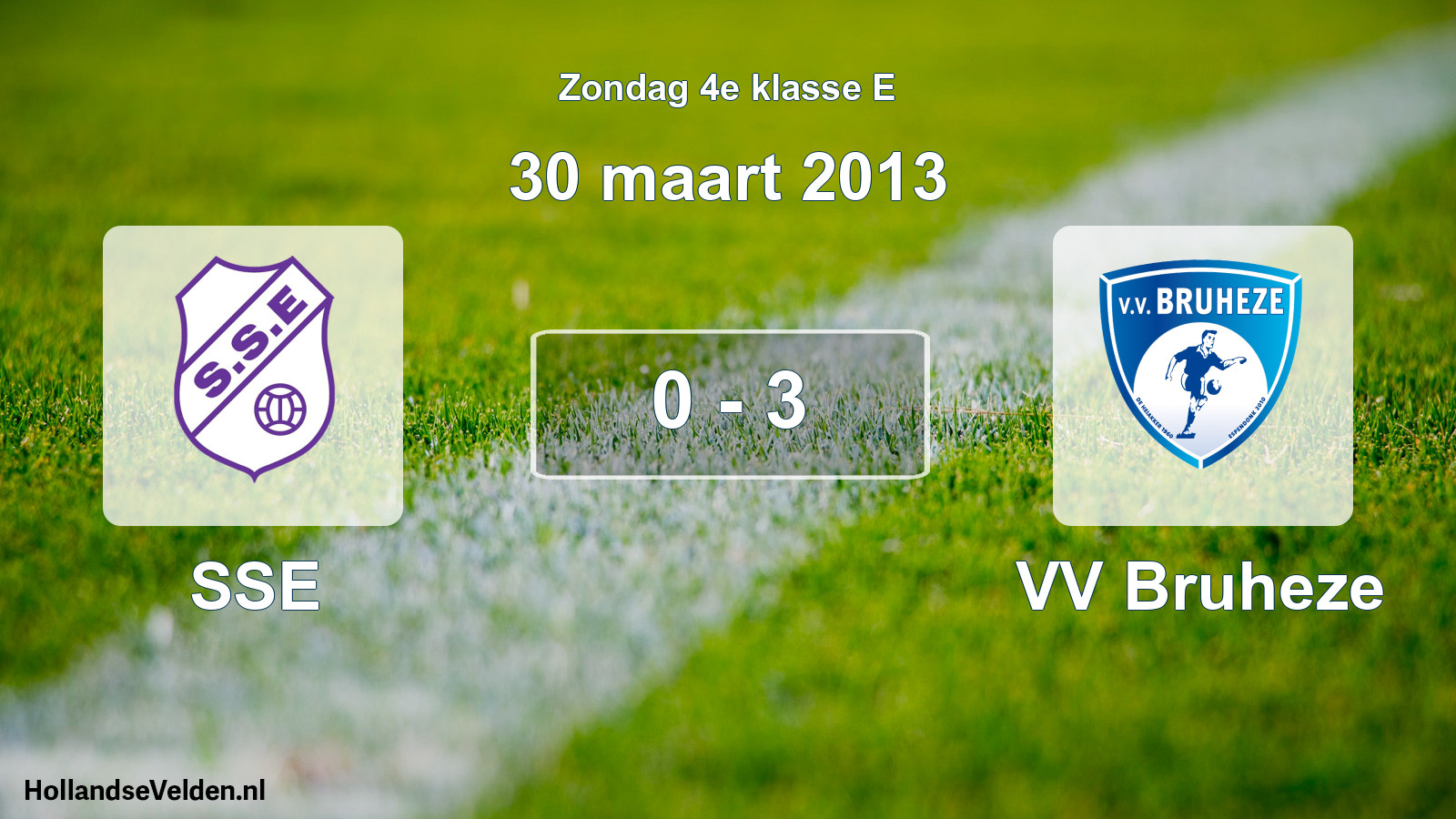 Total number of matches played: SSE - VV Bruheze 0 - 3 (30 March 2013)