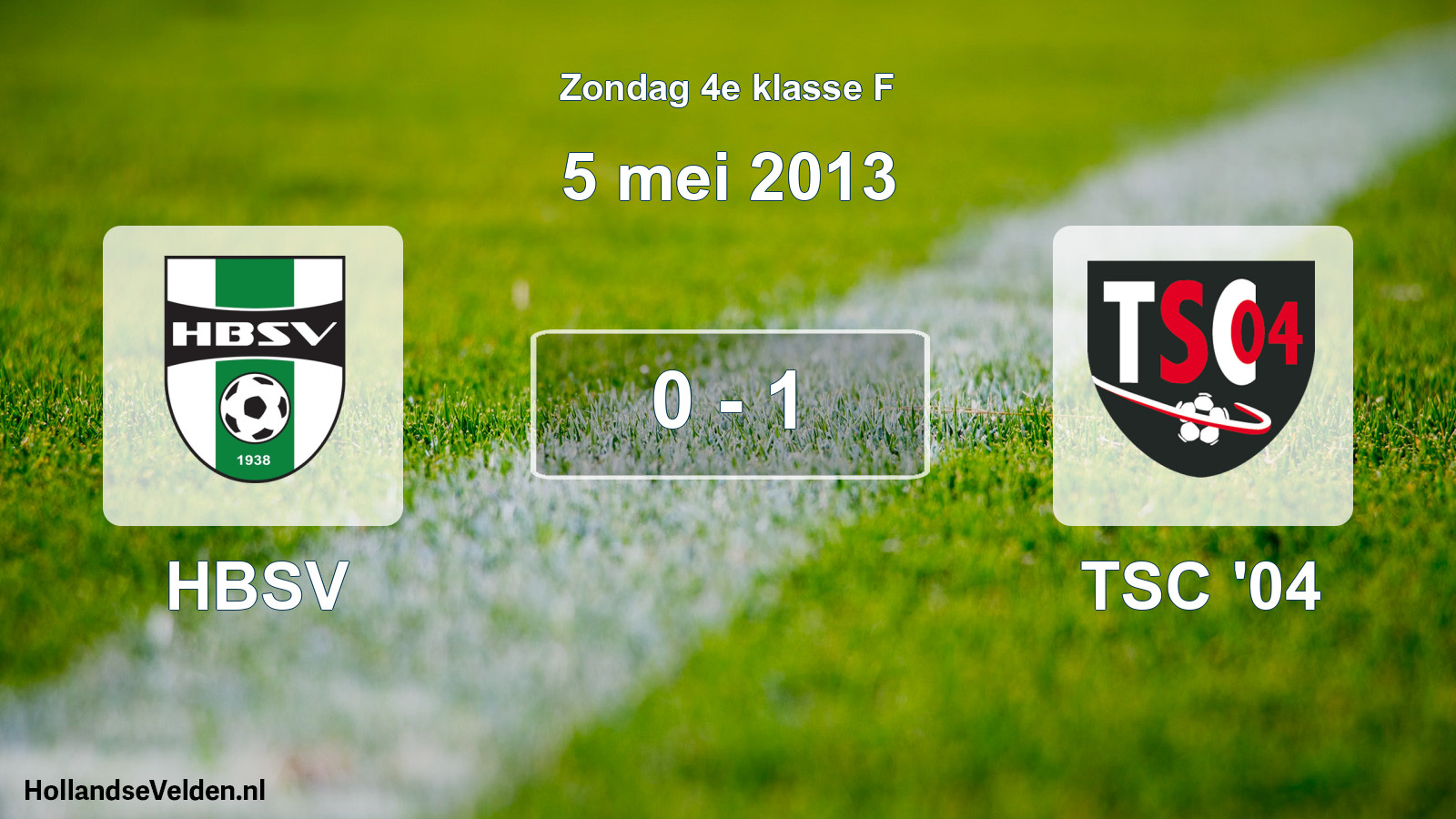 Total number of matches played: HBSV - TSC '04 0 - 1 (5 May 2013)