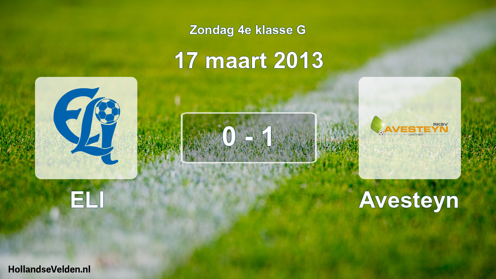 Total number of matches played: ELI - Avesteyn 0 - 1 (17 March 2013)