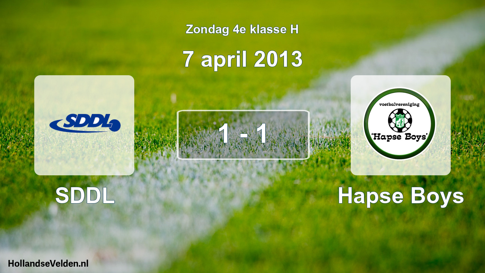 Total number of matches played: SDDL - Hapse Boys 1 - 1 (7 April 2013)