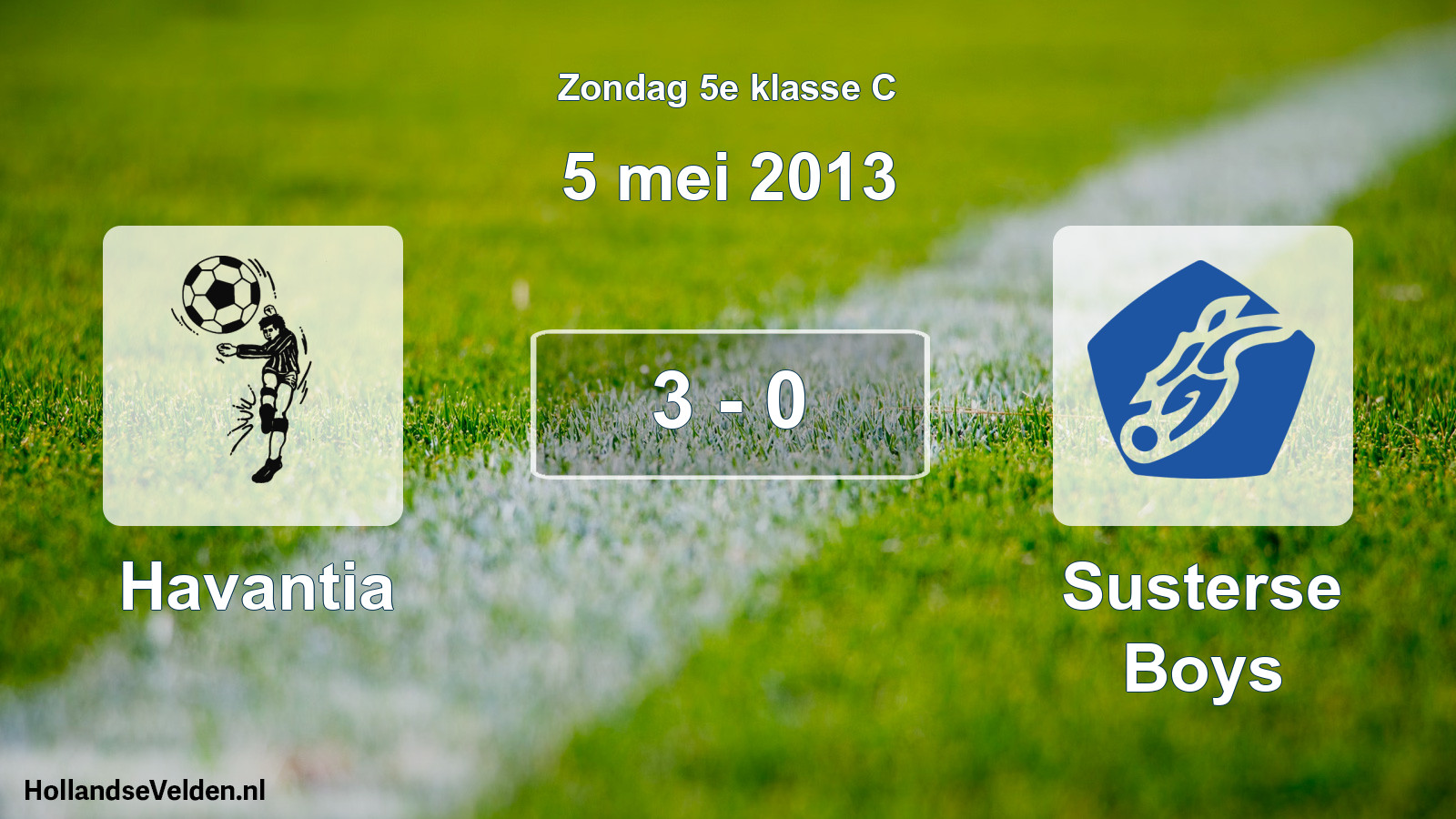 Total number of matches played: Havantia - Susterse Boys 3 - 0 (5 May 2013)