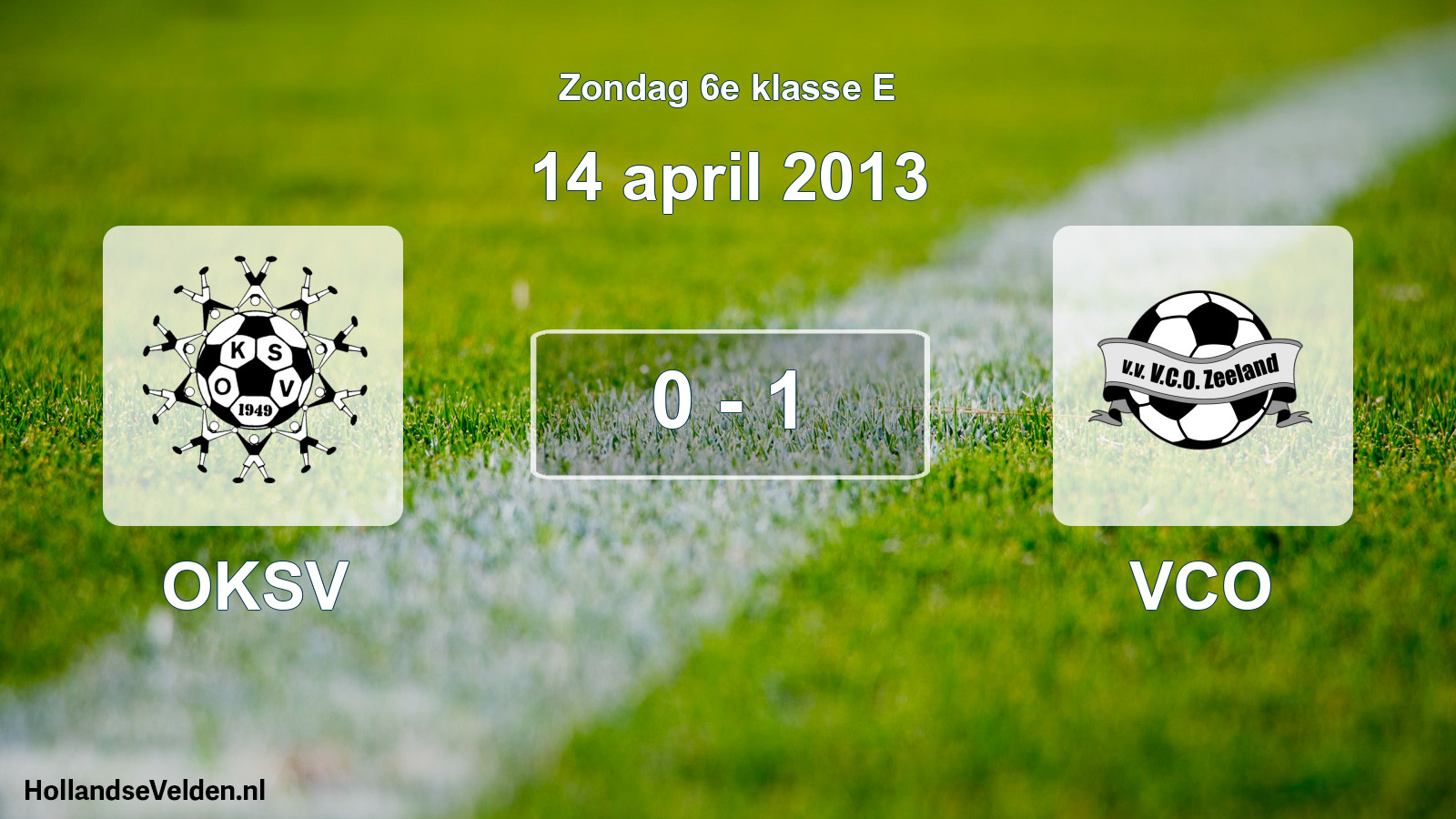 Total number of matches played: OKSV - VCO 0 - 1 (14 April 2013)