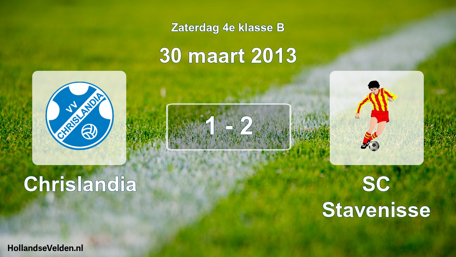 Total number of matches played: Chrislandia - SC Stavenisse 1 - 2 (30 March 2013)