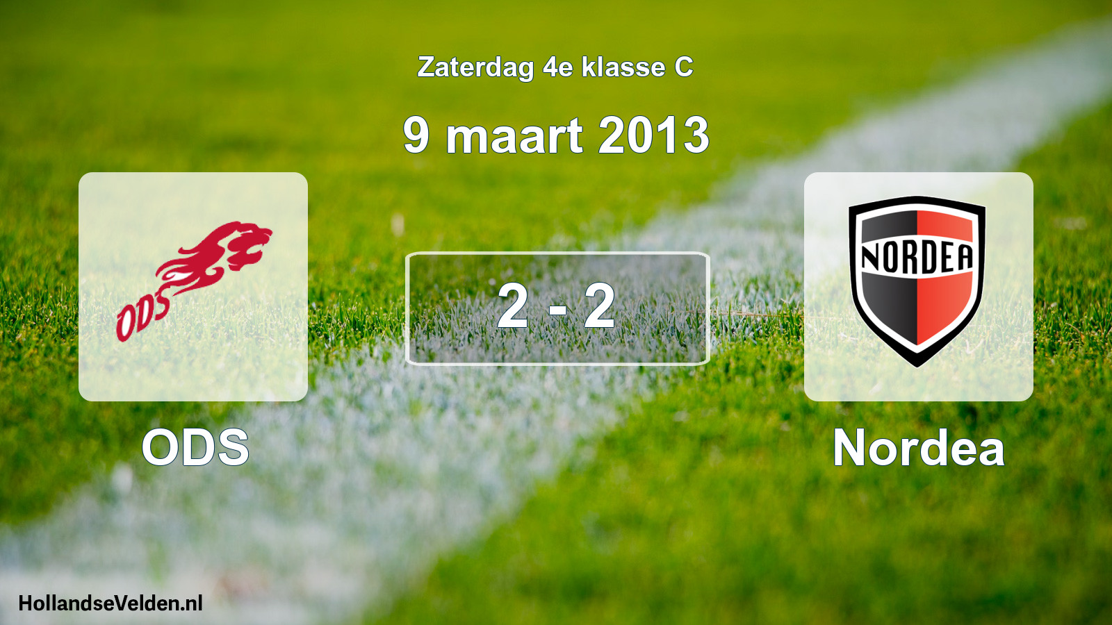 Total number of matches played: ODS - Nordea 2 - 2 (9 March 2013)