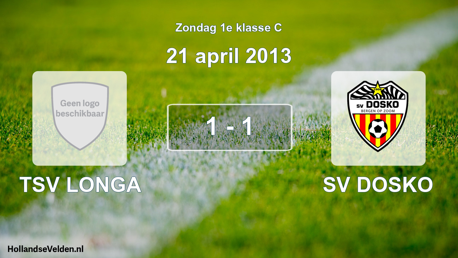 Total number of matches played: TSV LONGA - SV DOSKO 1 - 1 (21 April 2013)