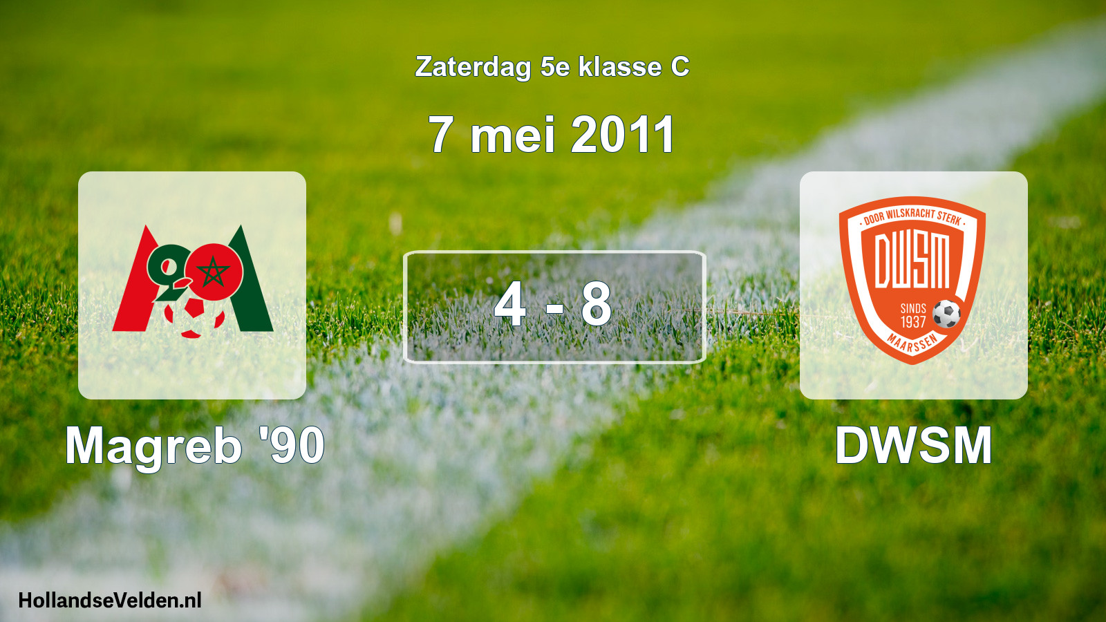 Total number of matches played: Magreb '90 - DWSM 4 - 8 (7 May 2011)