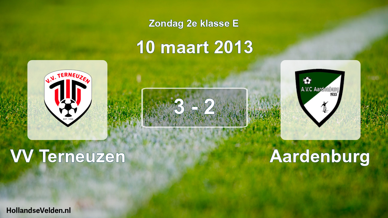 Total number of matches played: VV Terneuzen - Aardenburg 3 - 2 (10 March 2013)
