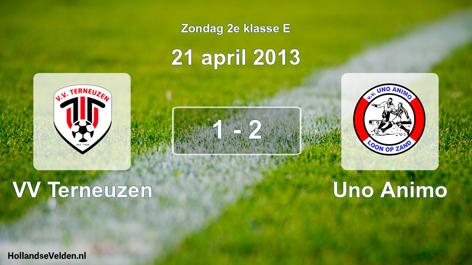 Total number of matches played: VV Terneuzen - Uno Animo 1 - 2 (21 April 2013)