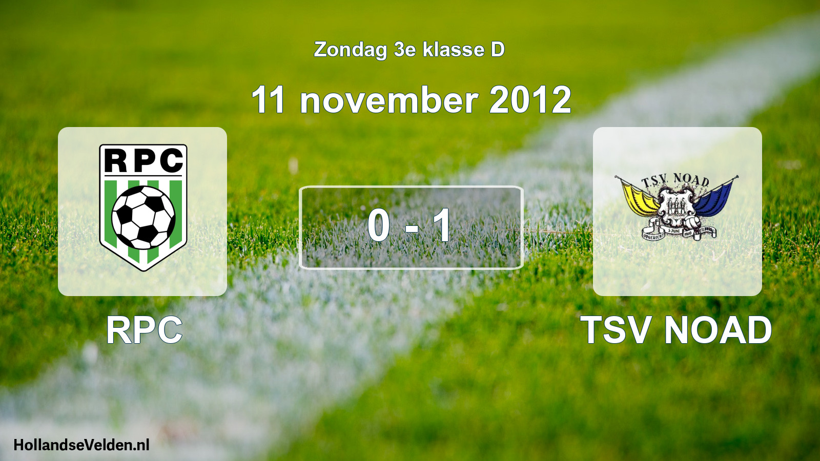 Total number of matches played: RPC - TSV NOAD 0 - 1 (11 November 2012)