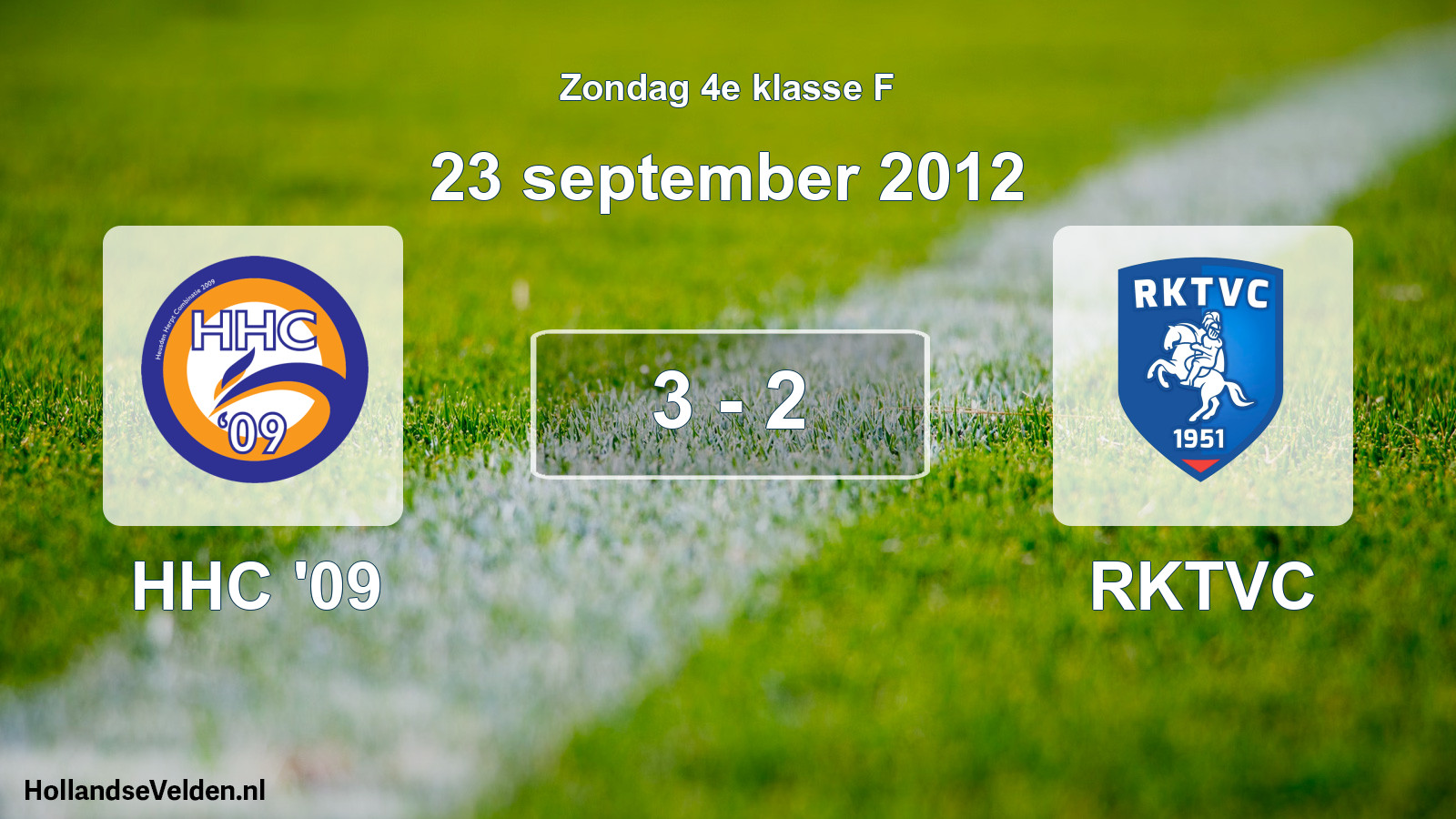 Total number of matches played: HHC '09 - RKTVC 3 - 2 (23 September 2012)
