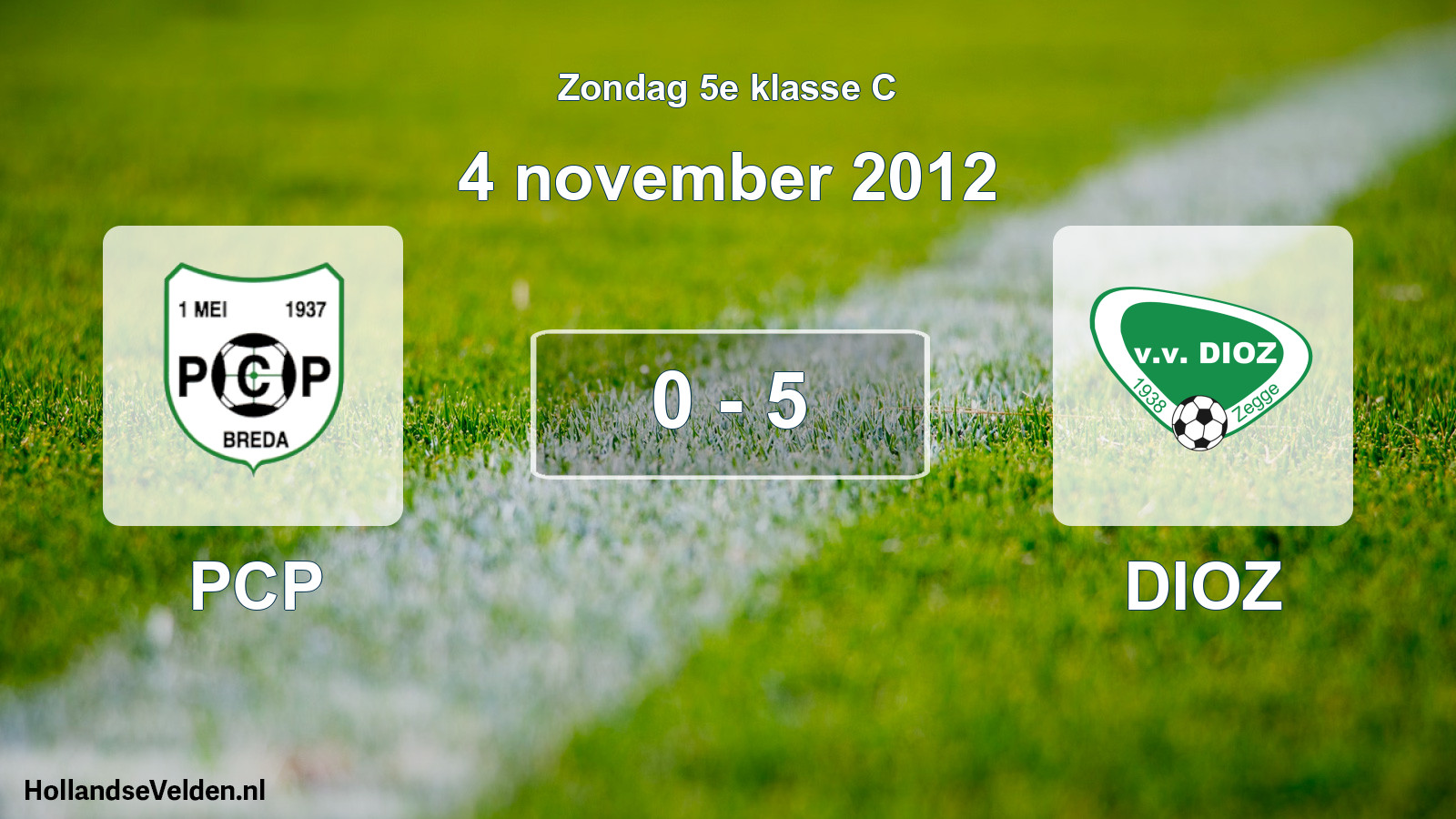 Total number of matches played: PCP - DIOZ 0 - 5 (4 November 2012)