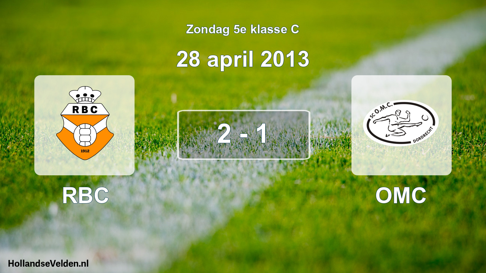 Total number of matches played: RBC - OMC 2 - 1 (28 April 2013)