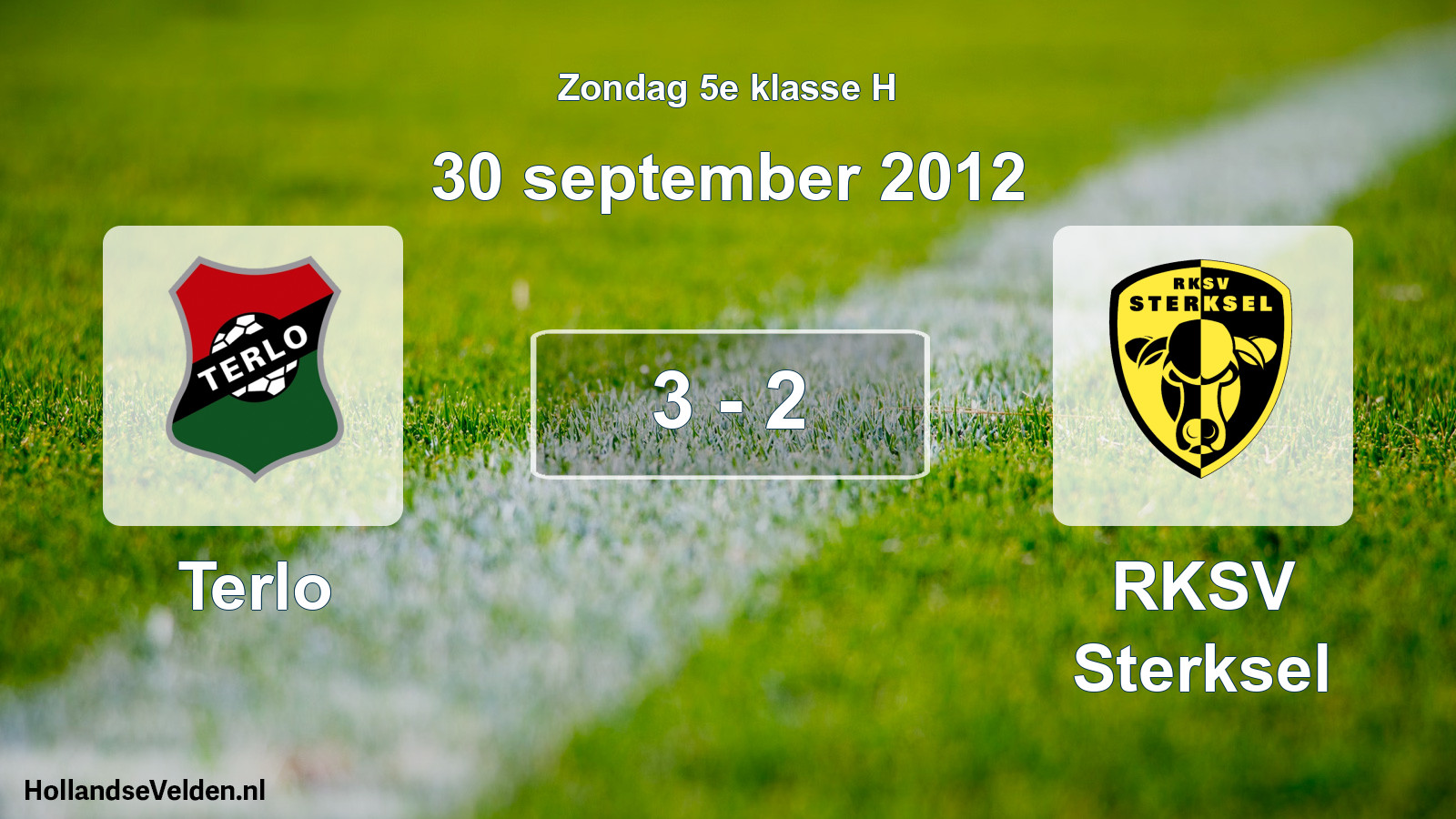 Total number of matches played: Terlo - RKSV Sterksel 3 - 2 (30 September 2012)