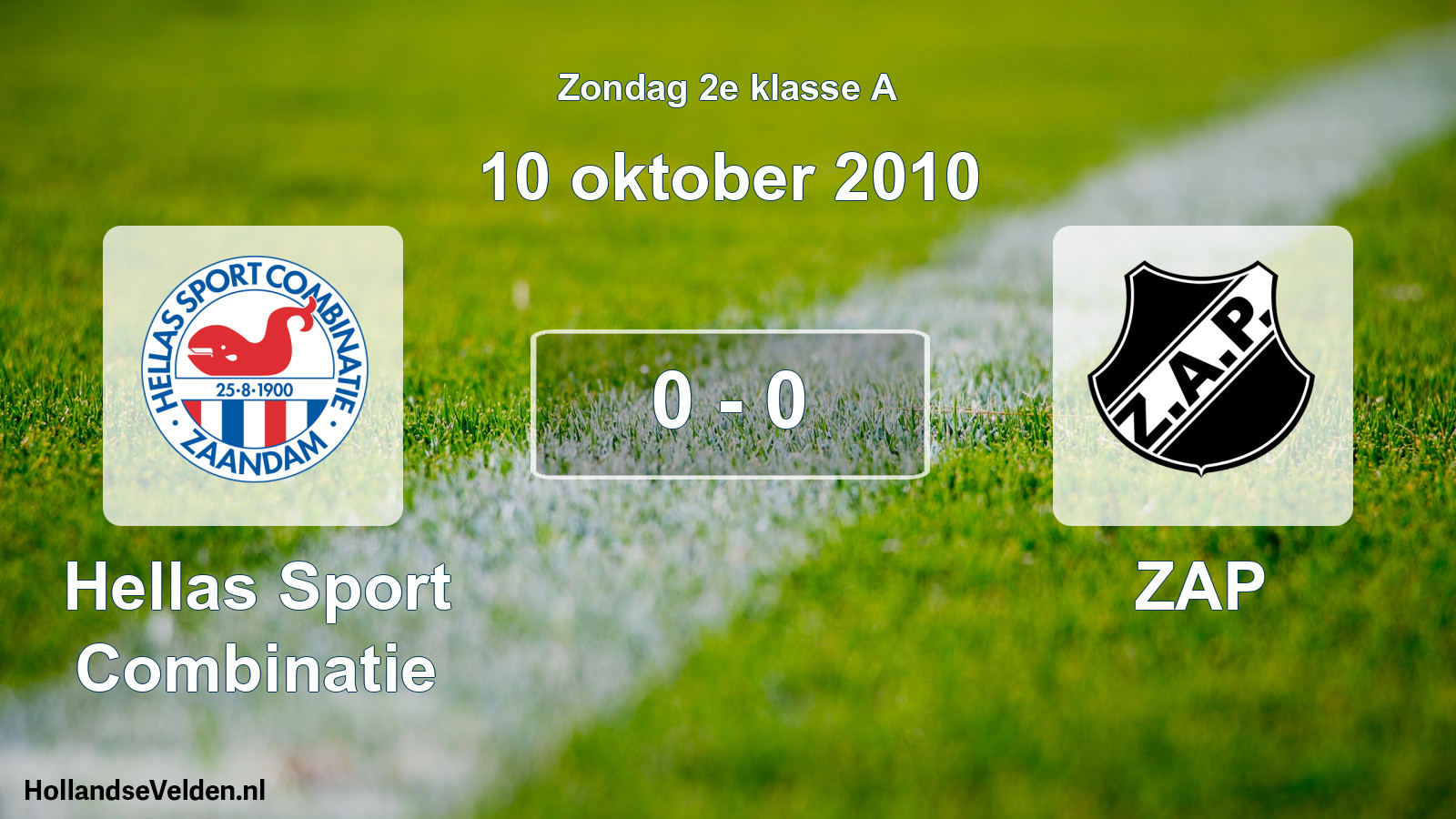 Total number of matches played: Hellas Sport Combinatie - ZAP 0 - 0 (10 October 2010)