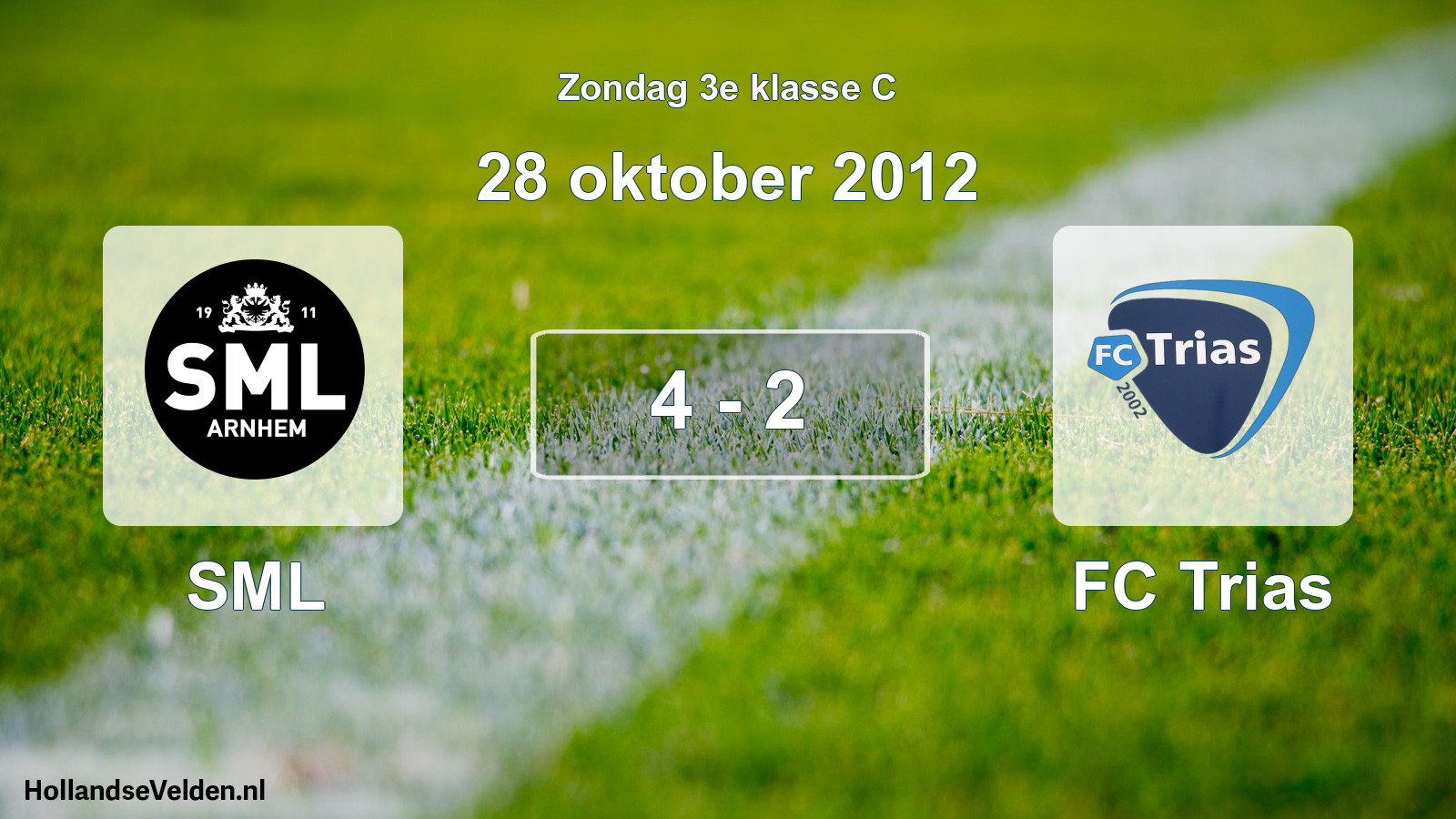 Total number of matches played: SML - FC Trias 4 - 2 (28 October 2012)