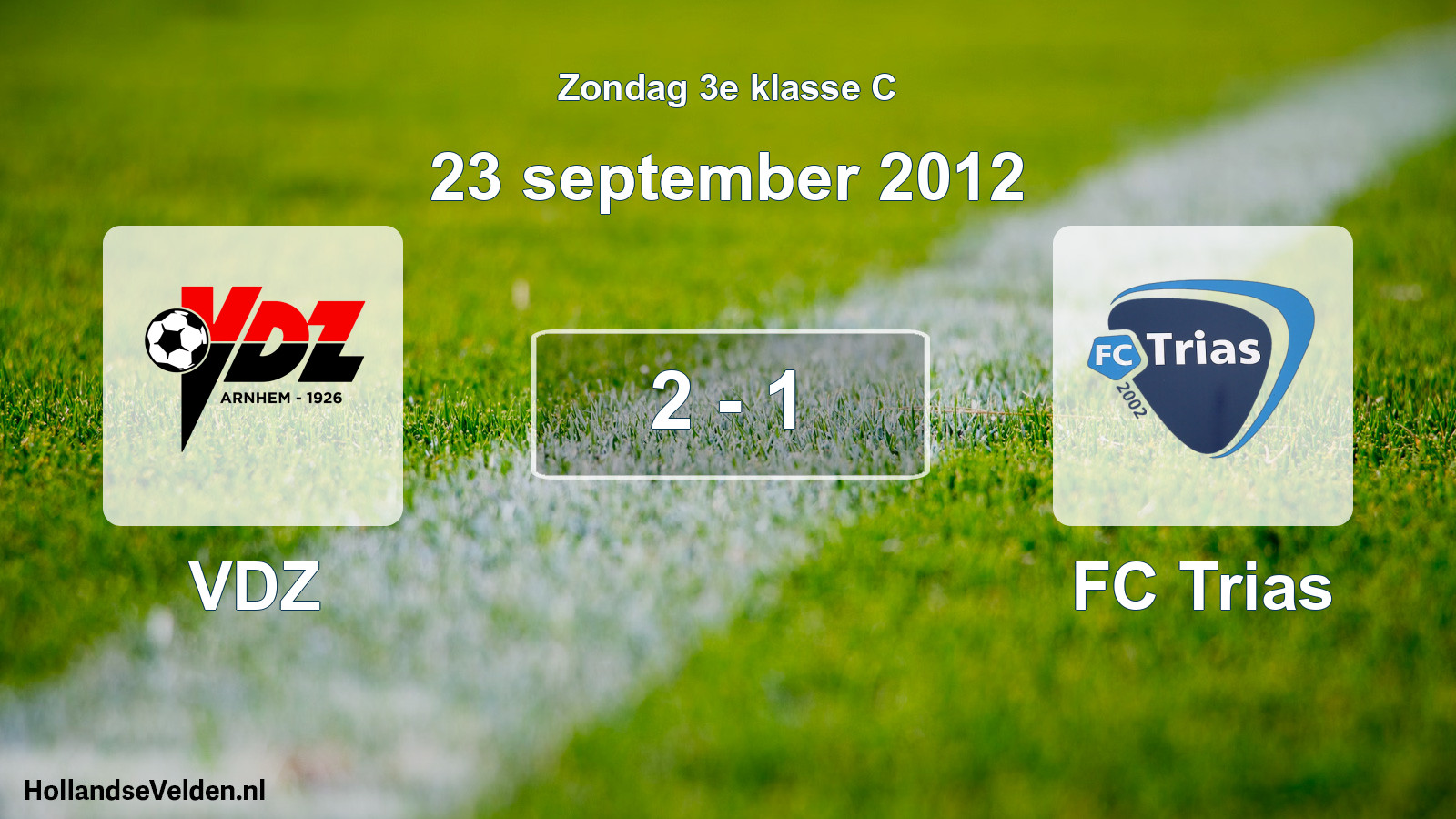 Total number of matches played: VDZ - FC Trias 2 - 1 (23 September 2012)