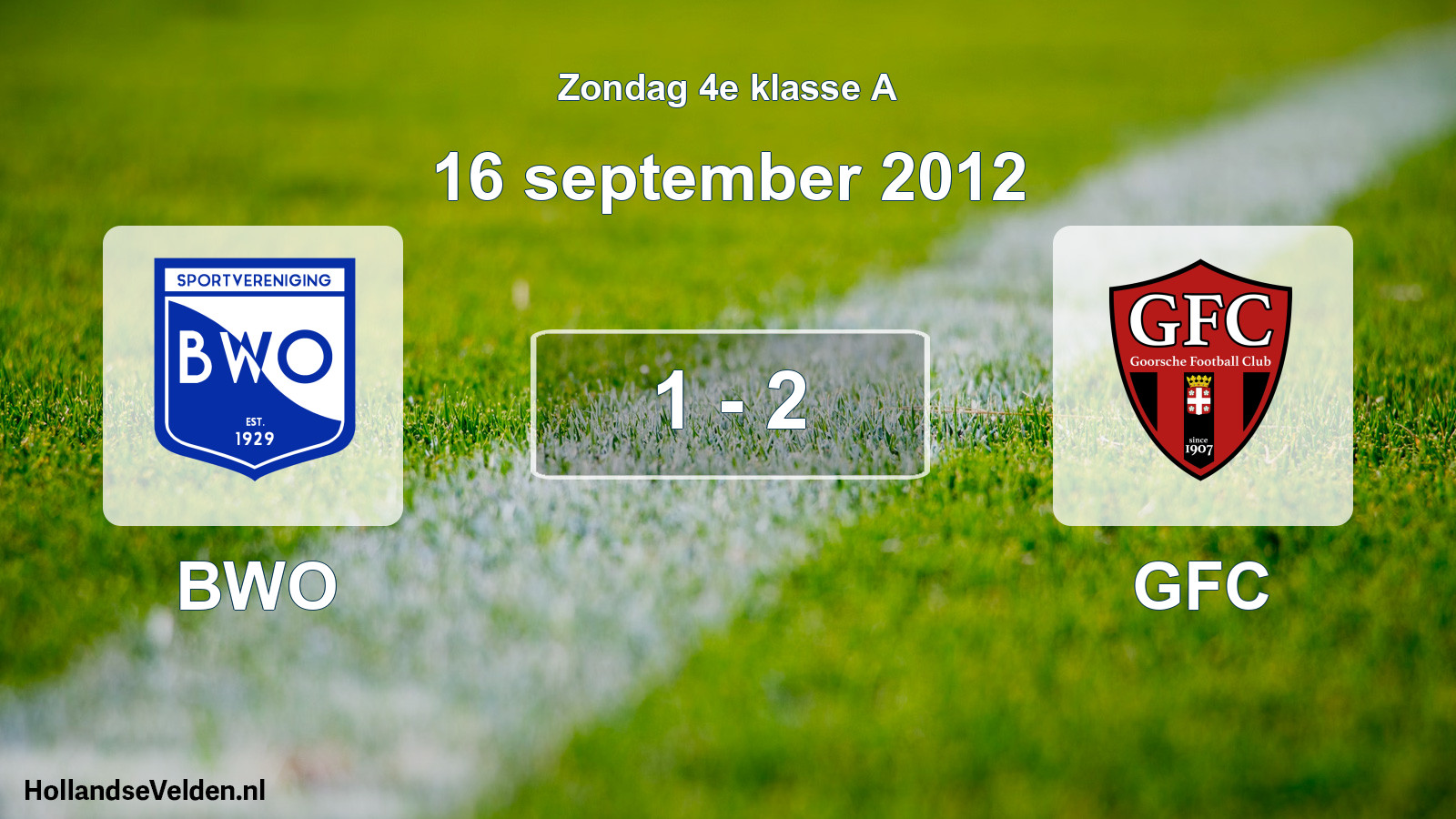 Total number of matches played: BWO - GFC 1 - 2 (16 September 2012)