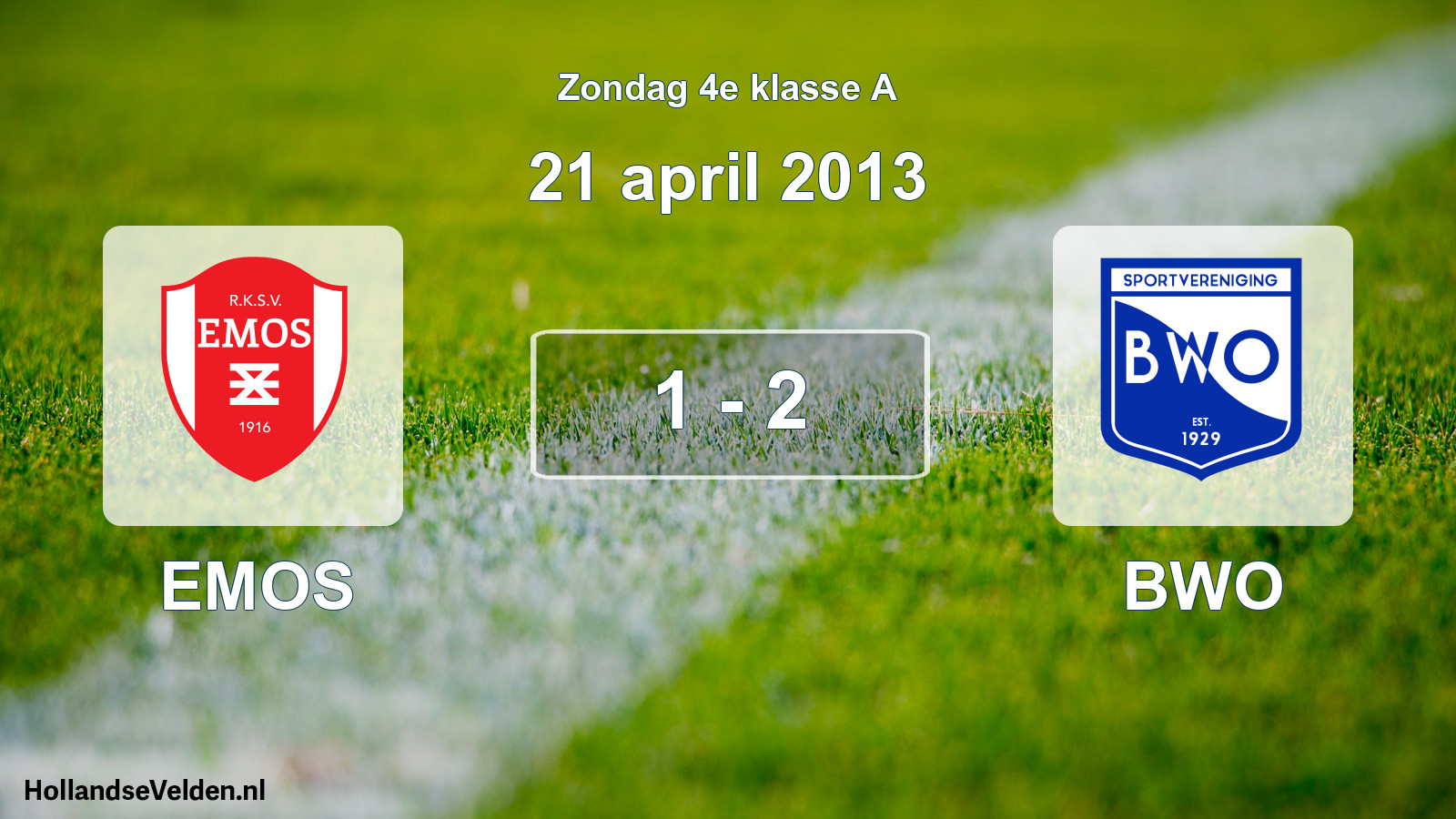 Total number of matches played: EMOS - BWO 1 - 2 (21 April 2013)