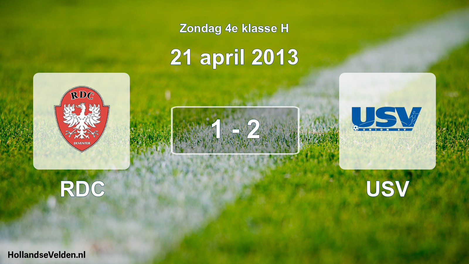 Total number of matches played: RDC - USV 1 - 2 (21 April 2013)