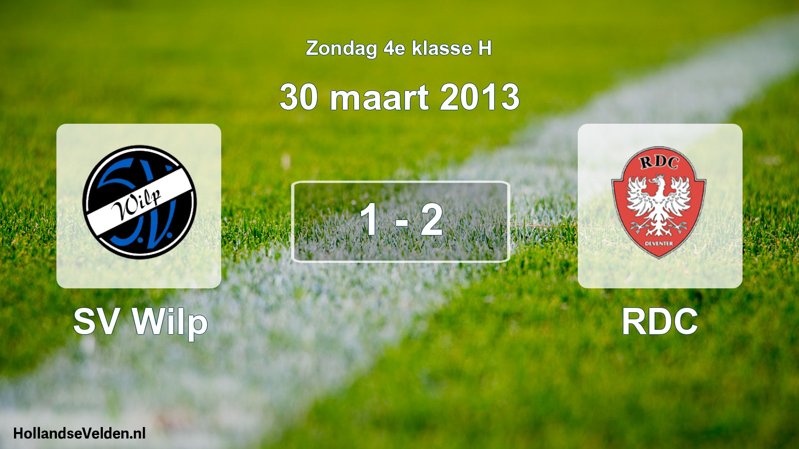 Total number of matches played: SV Wilp - RDC 1 - 2 (30 March 2013)