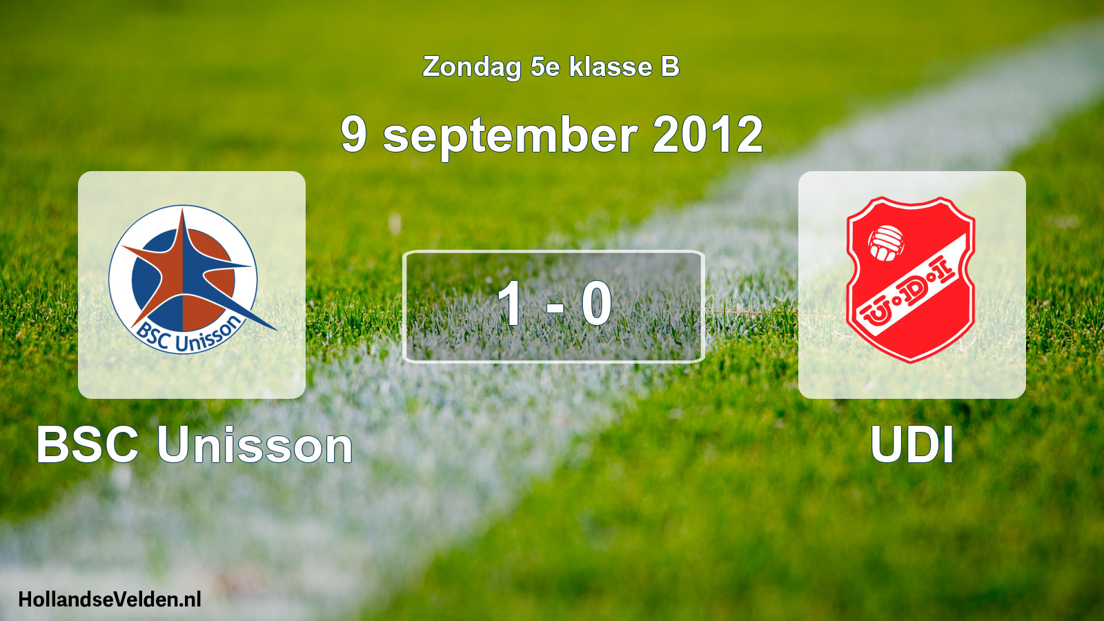 Total number of matches played: BSC Unisson - UDI 1 - 0 (9 September 2012)