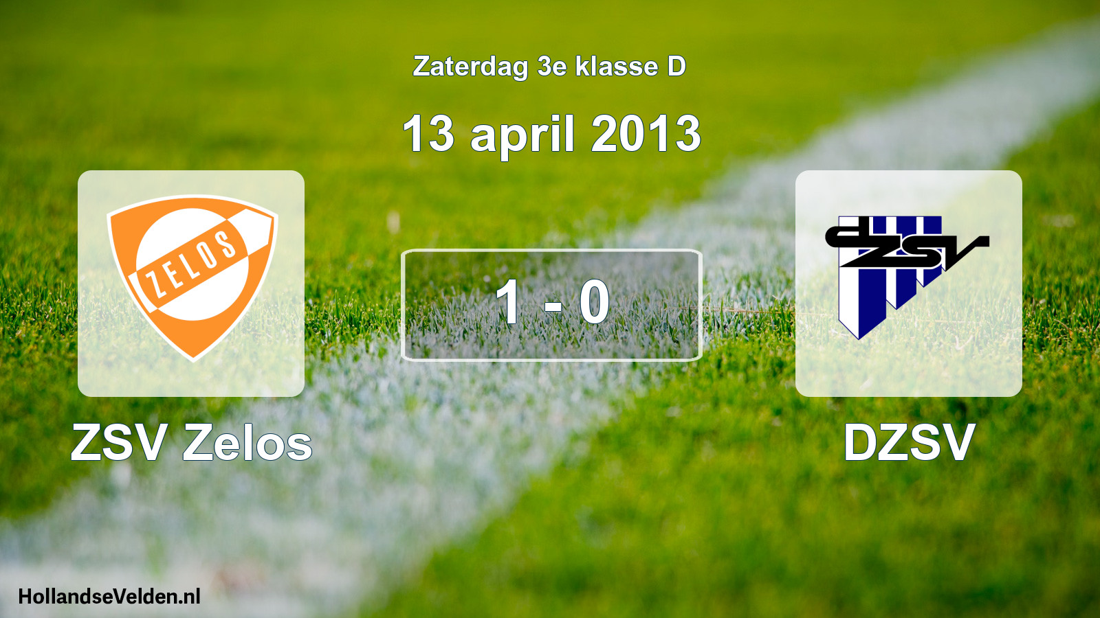Total number of matches played: ZSV Zelos - DZSV 1 - 0 (13 April 2013)