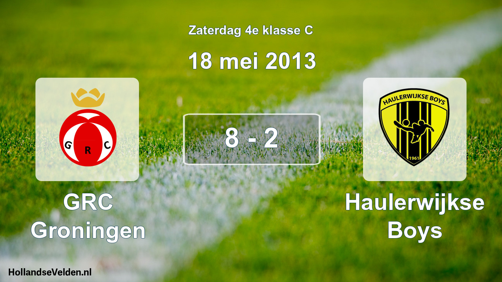 Total number of matches played: GRC Groningen - Haulerwijkse Boys 8 - 2 (18 May 2013)