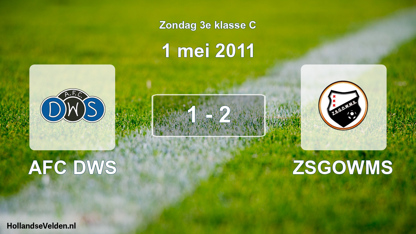 Total number of matches played: AFC DWS - ZSGOWMS 1 - 2 (1 May 2011)