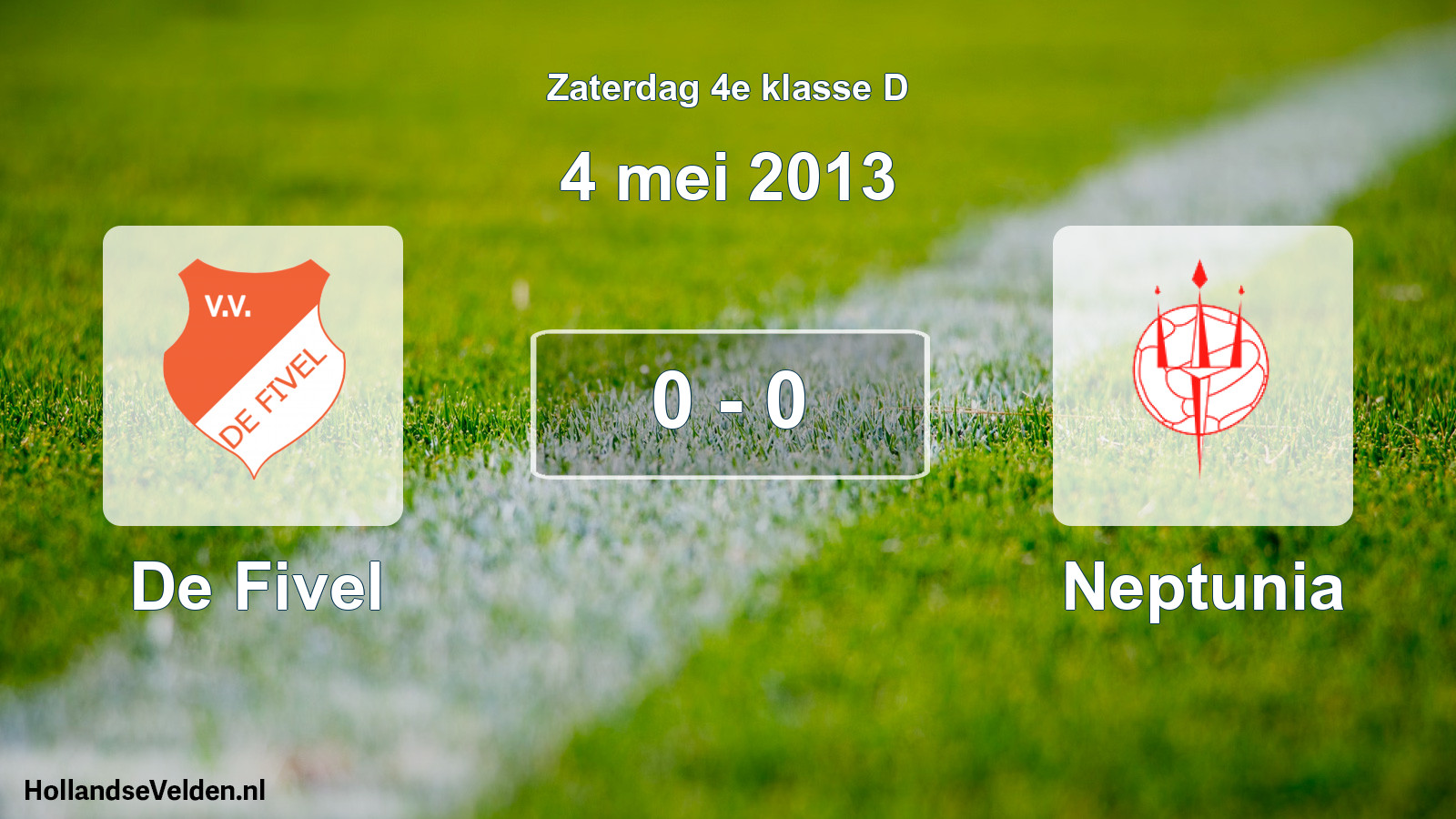 Total number of matches played: De Fivel - Neptunia 0 - 0 (4 May 2013)
