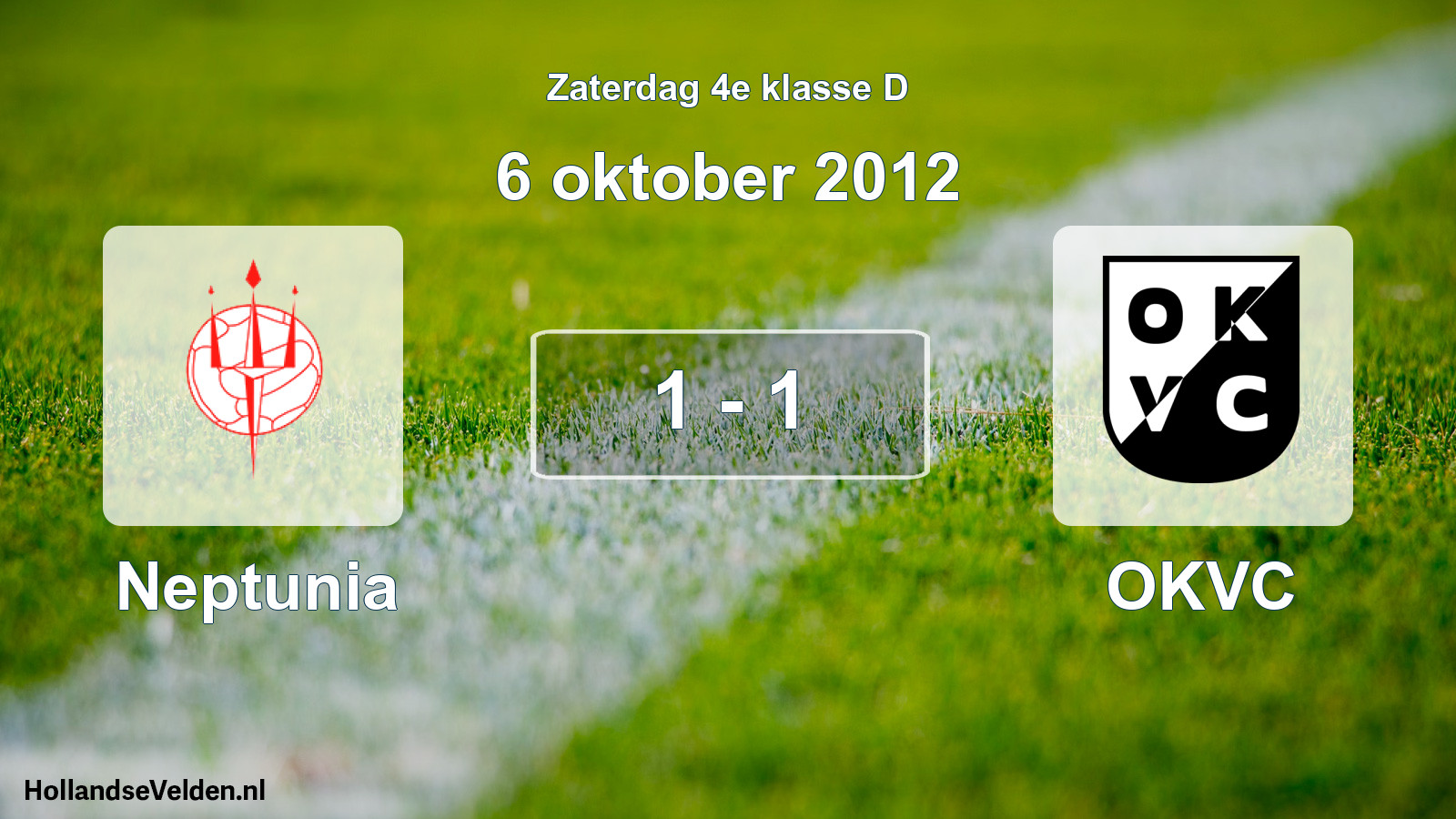 Total number of matches played: Neptunia - OKVC 1 - 1 (6 October 2012)