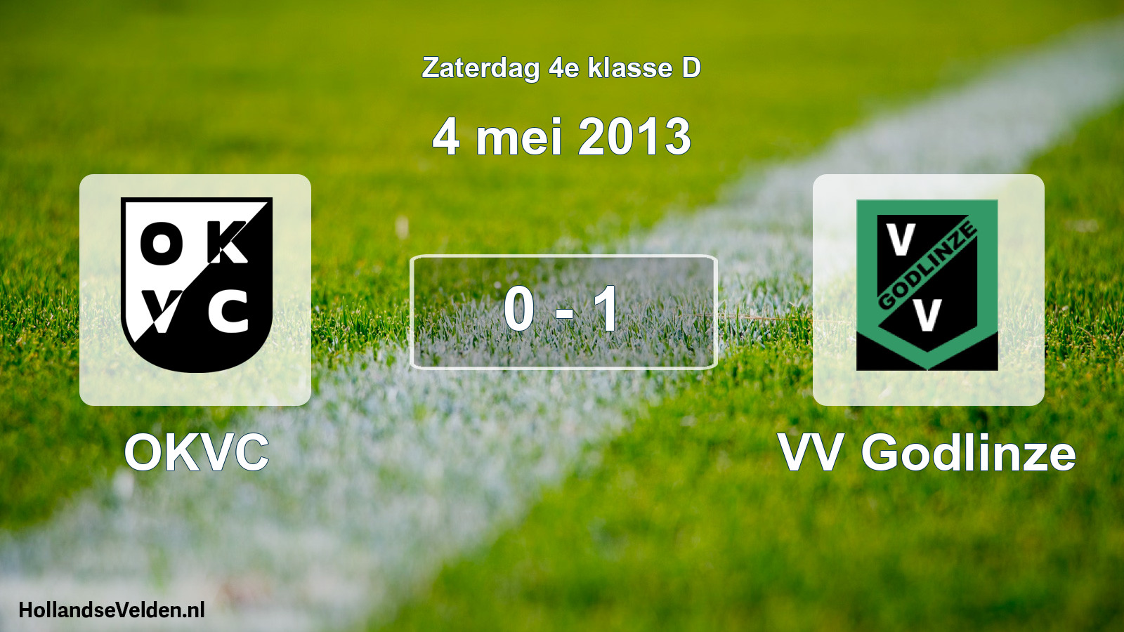 Total number of matches played: OKVC - VV Godlinze 0 - 1 (4 May 2013)