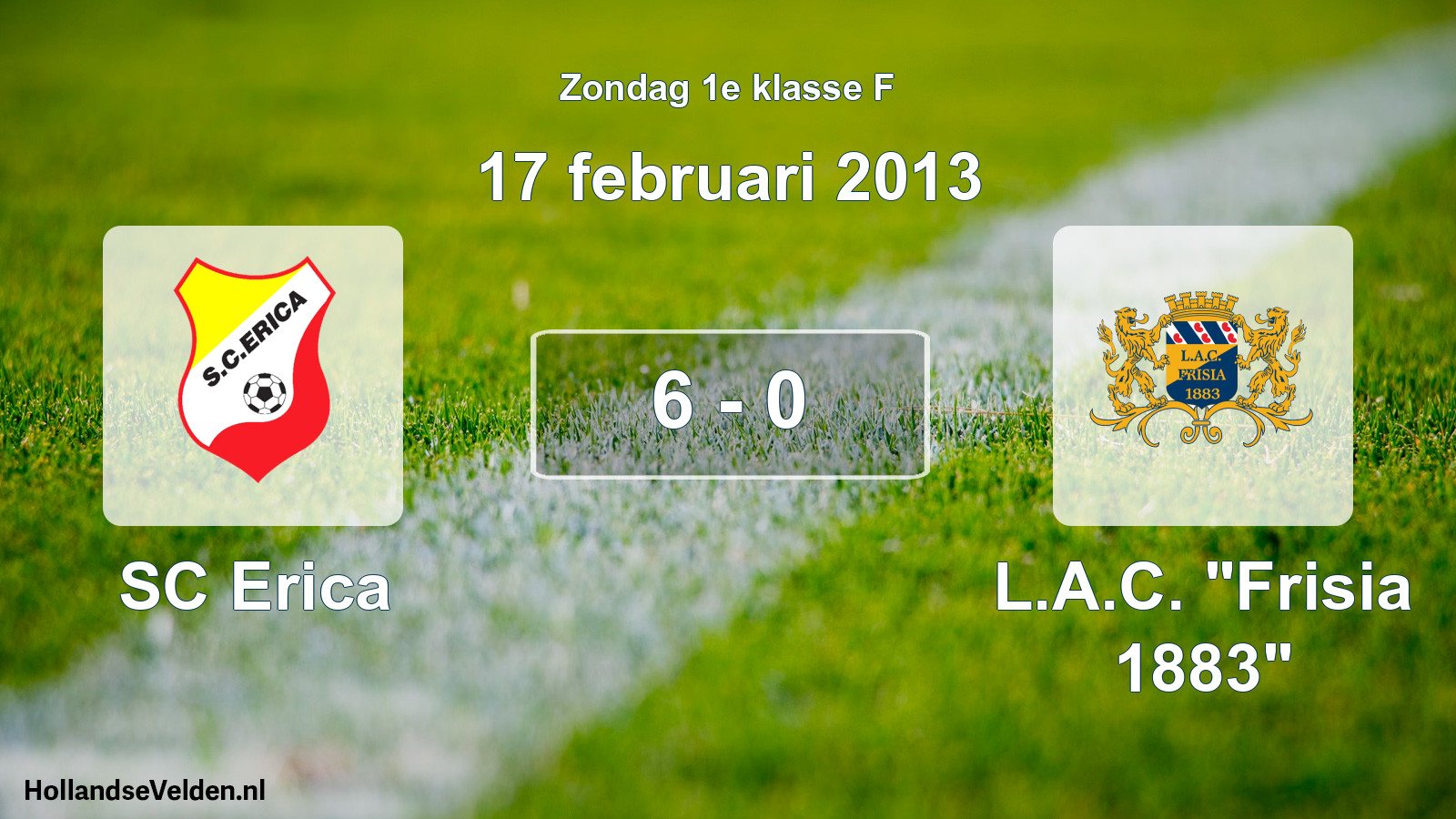 Total number of matches played: SC Erica - L.A.C. 