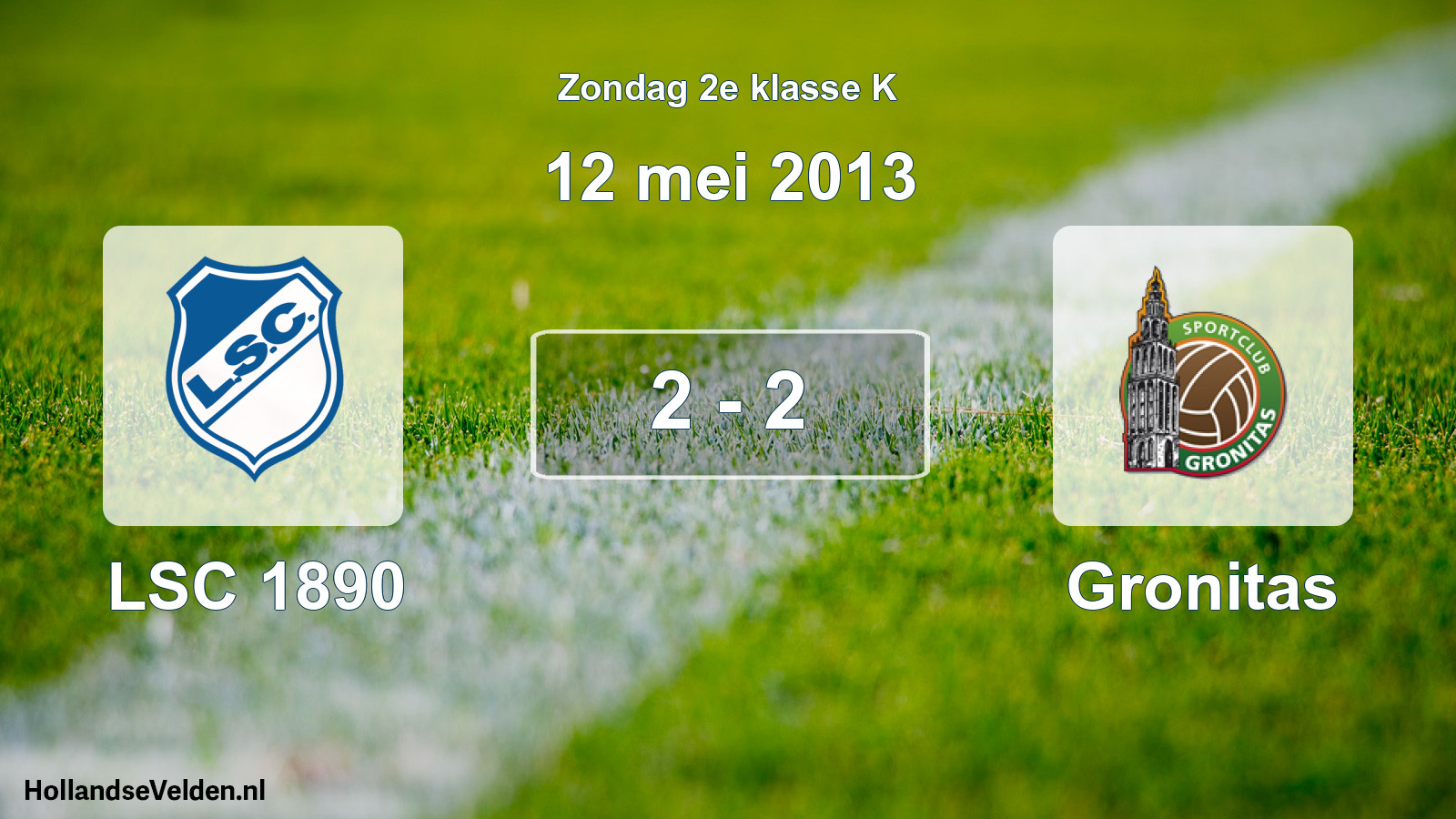 Total number of matches played: LSC 1890 - Gronitas 2 - 2 (12 May 2013)