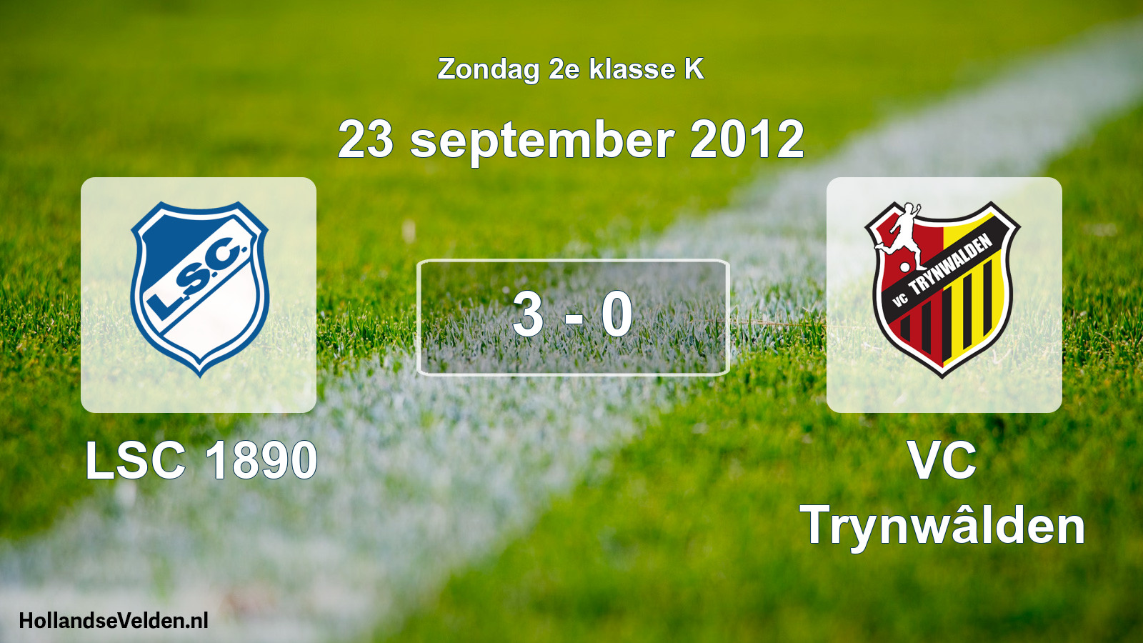 Total number of matches played: LSC 1890 - VC Trynwâlden 3 - 0 (23 September 2012)