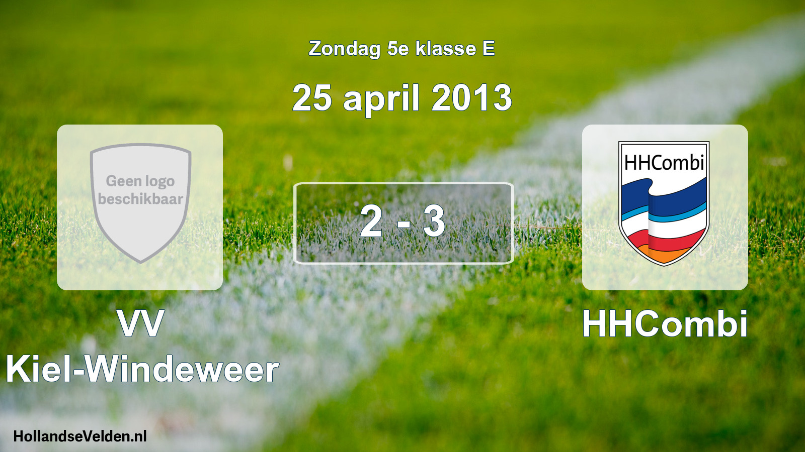 Total number of matches played: VV Kiel-Windeweer - HHCombi 2 - 3 (25 April 2013)