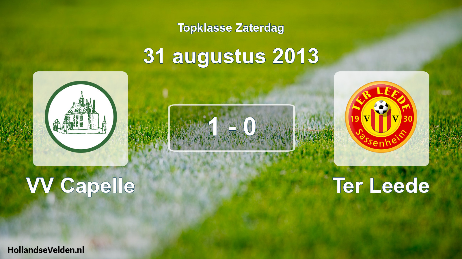 Total number of matches played: VV Capelle - Ter Leede 1 - 0 (31 August 2013)
