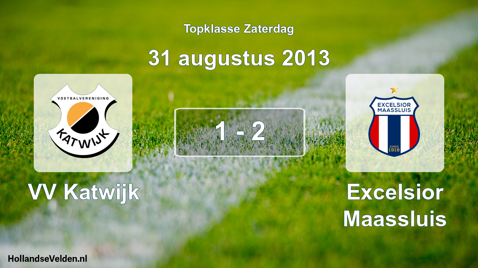Total number of matches played: VV Katwijk - Excelsior Maassluis 1 - 2 (31 August 2013)