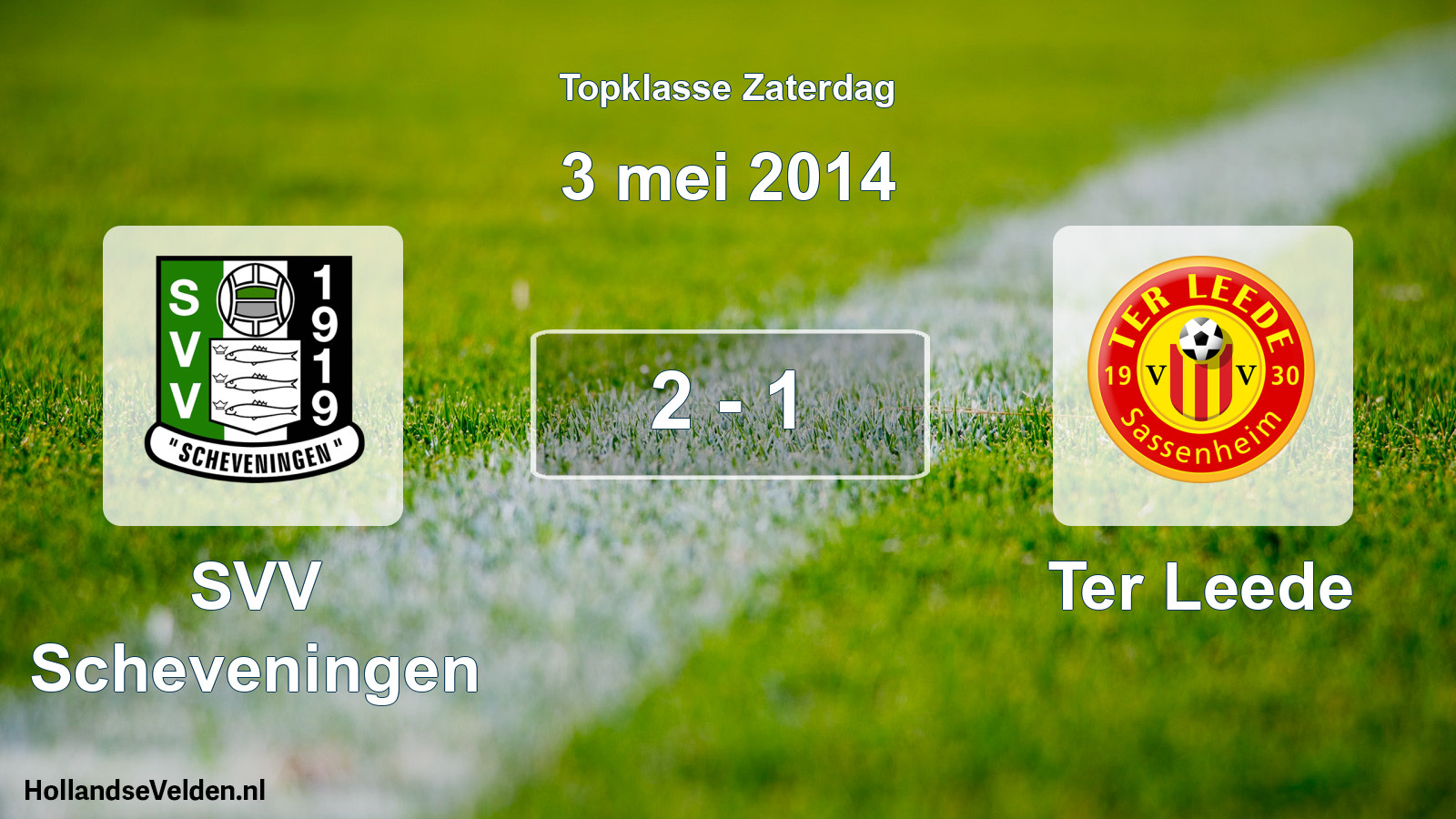 Total number of matches played: SVV Scheveningen - Ter Leede 2 - 1 (3 May 2014)