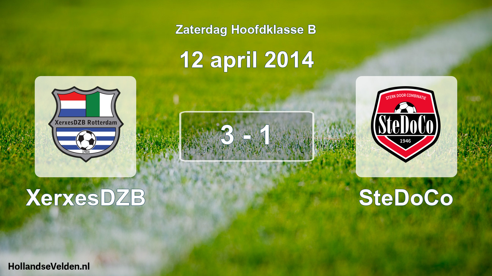 Total number of matches played: XerxesDZB - SteDoCo 3 - 1 (12 April 2014)