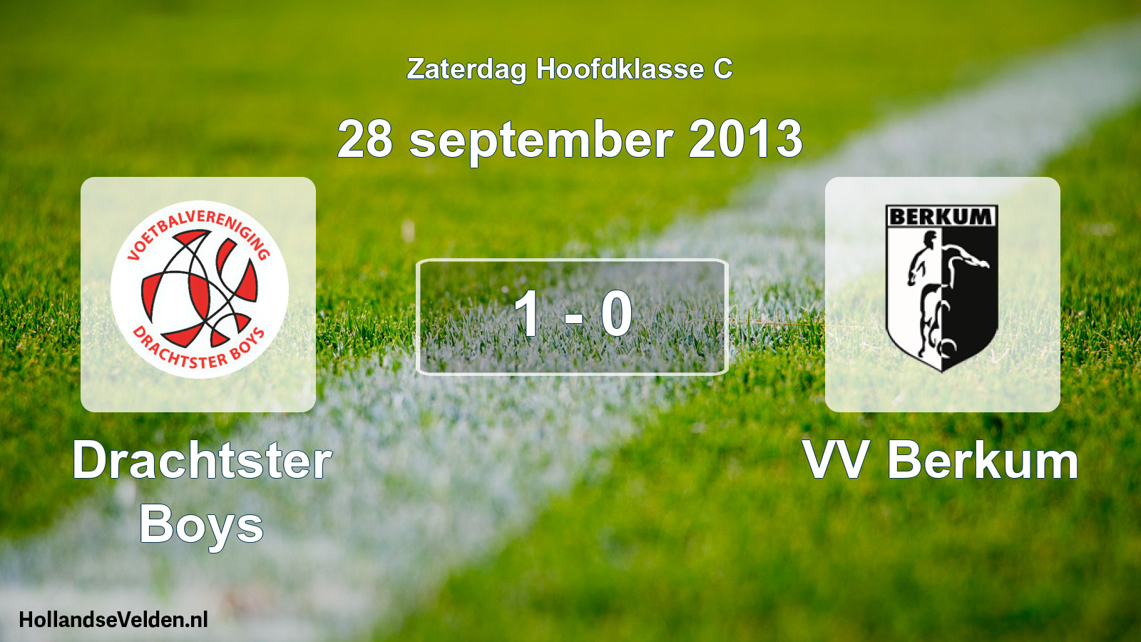 Total number of matches played: Drachtster Boys - VV Berkum 1 - 0 (28 September 2013)